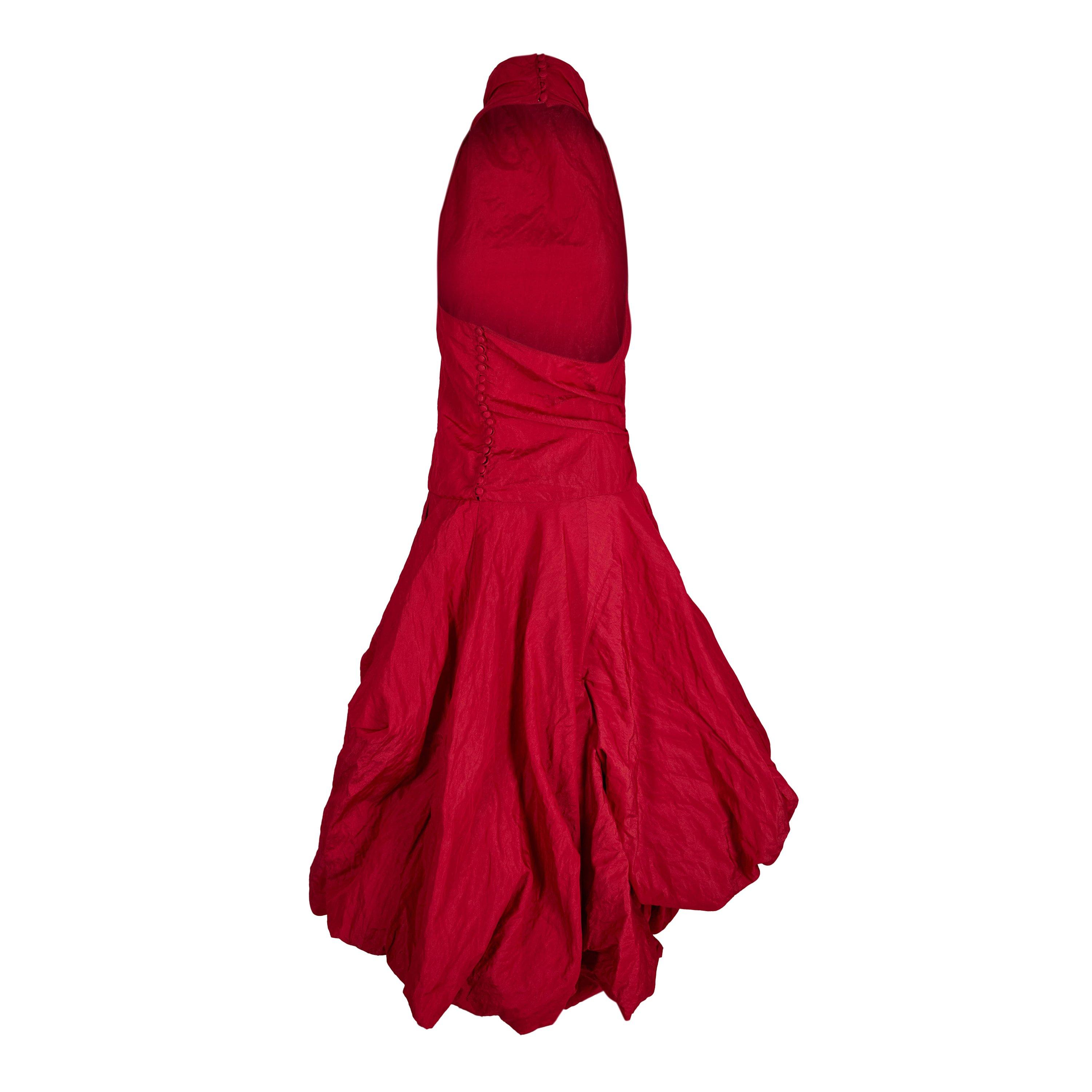 Red - Magda Butrym - Women's Dress 09 A Line - 2