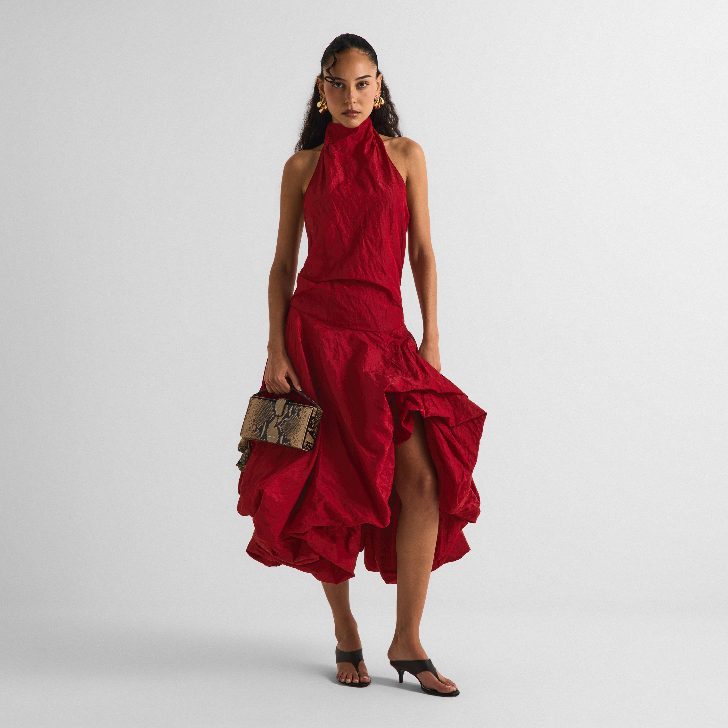 Red - Magda Butrym - Women's Dress 09 A Line - 6