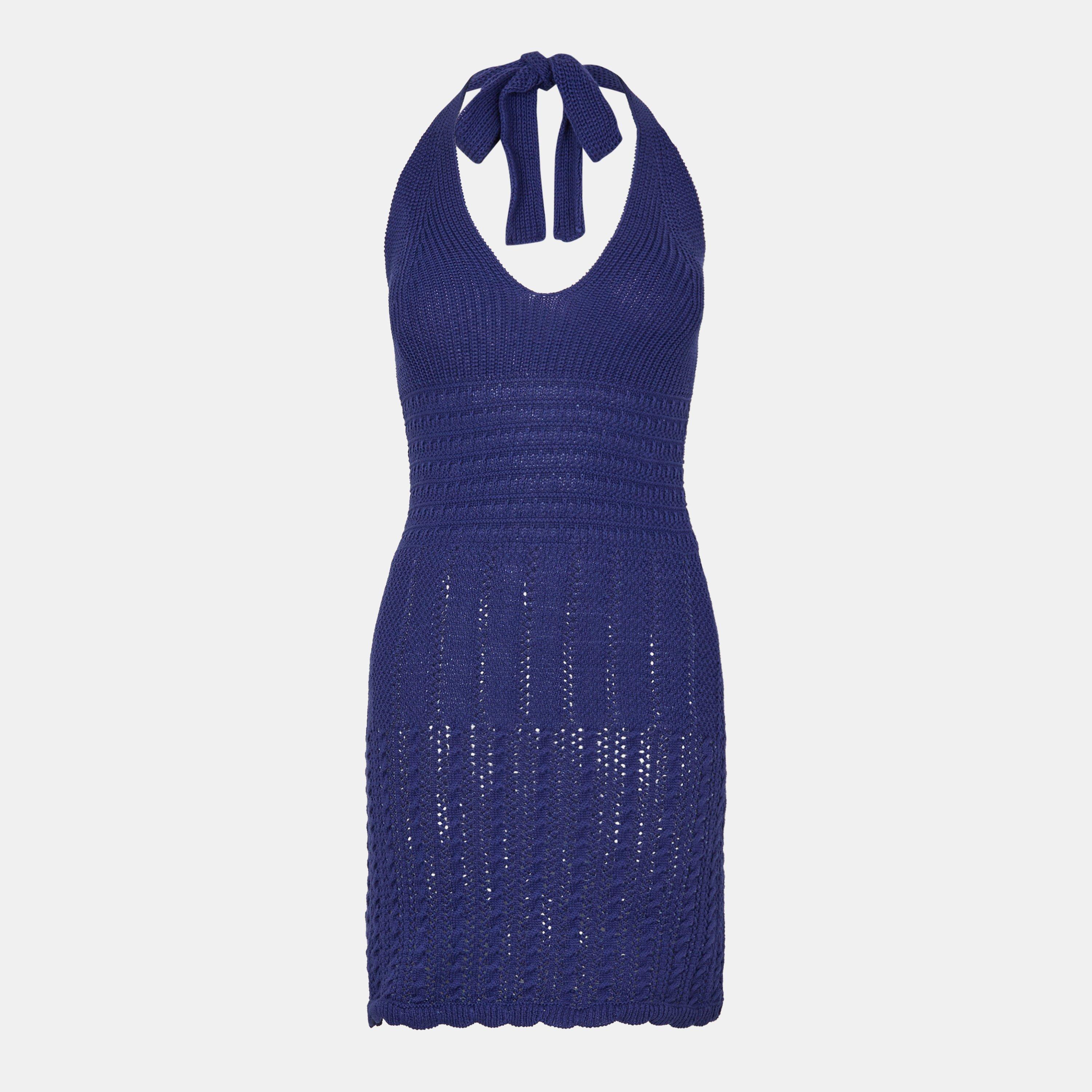 Nobodys Child Women's Mini Dress - Blue - 14 (L)