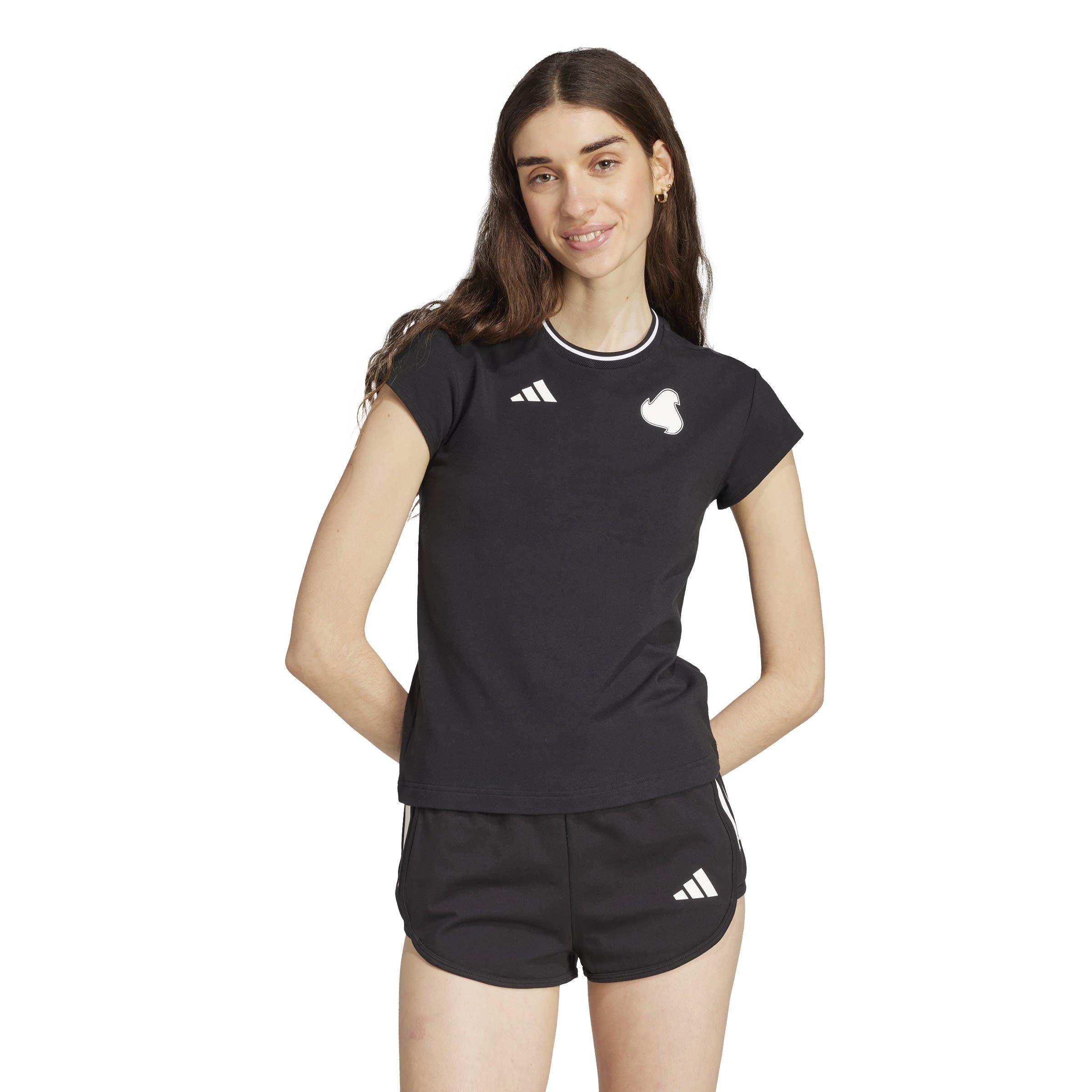Black/White - adidas - Tiro Cut Cotton Baby Tee - 2