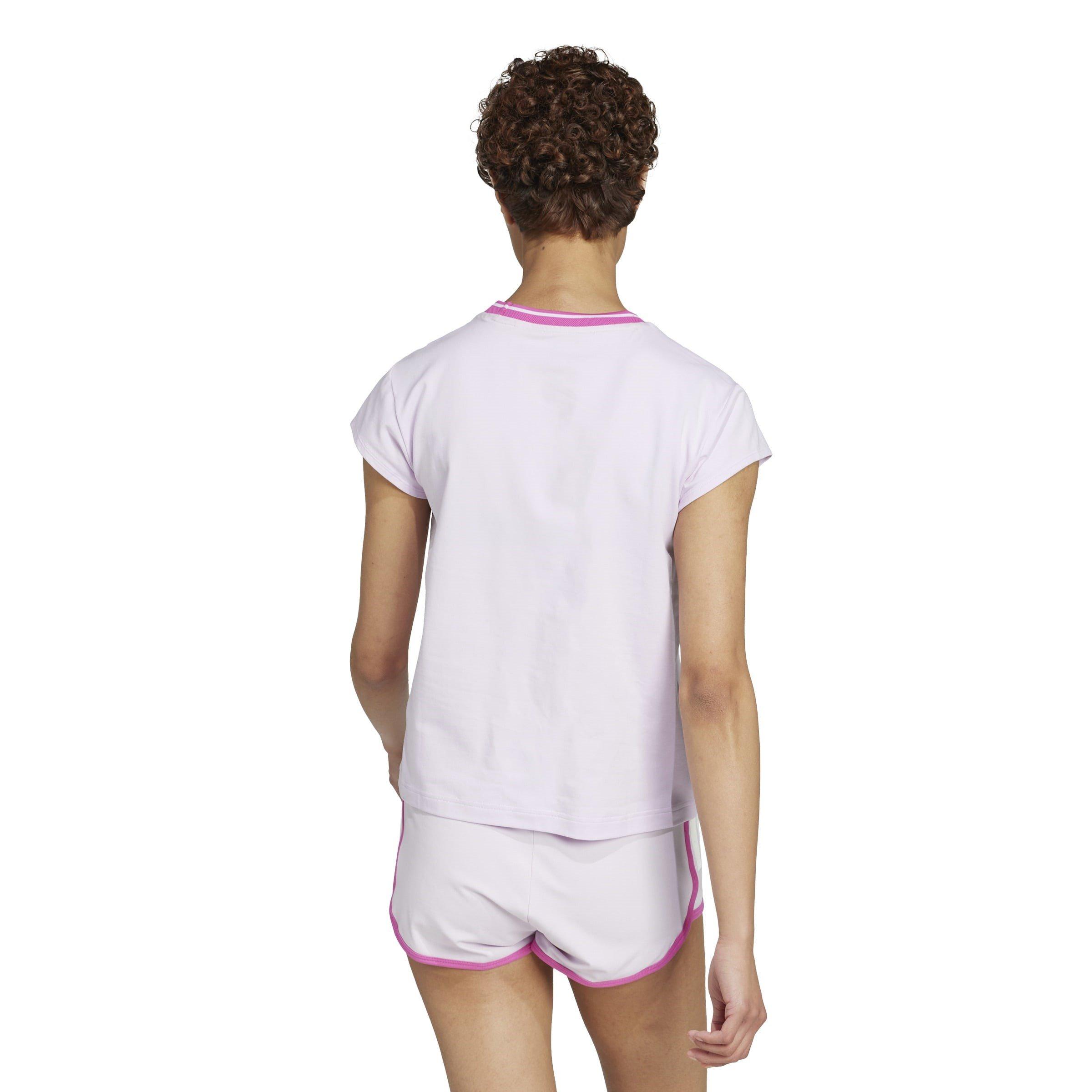 Ice/L.Fuchsia - adidas - Tiro Cut Cotton Baby Tee - 3