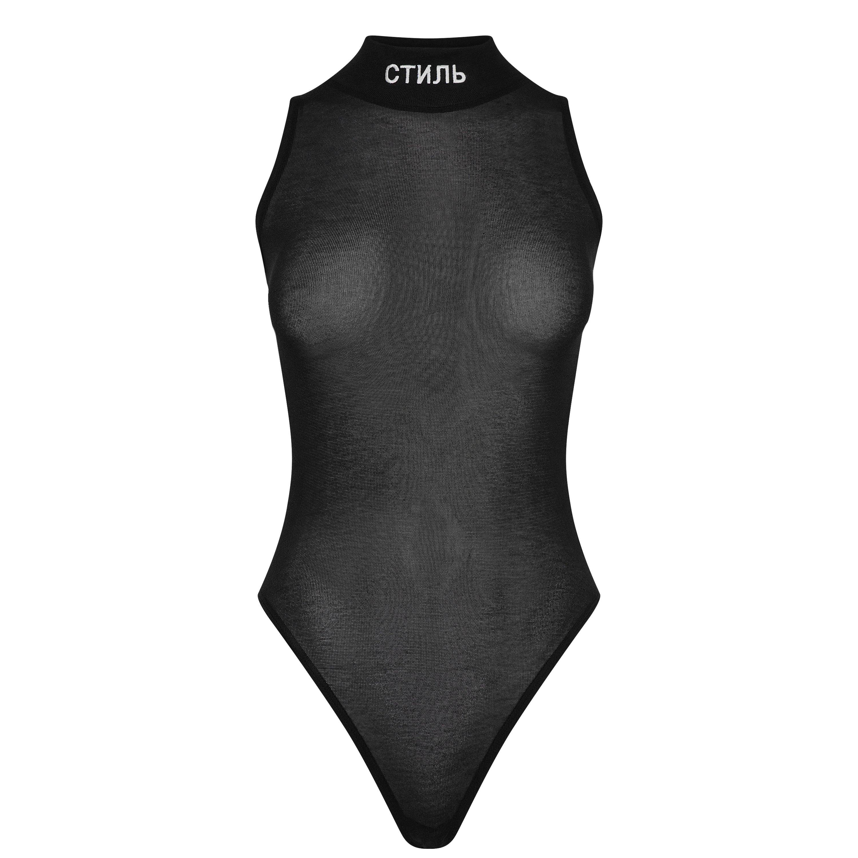 Black 1001 - Heron Preston - Sleeveless Bodysuit - 6