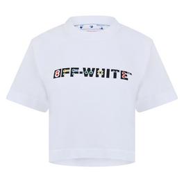 Off White Geometric Logo T-Shirt