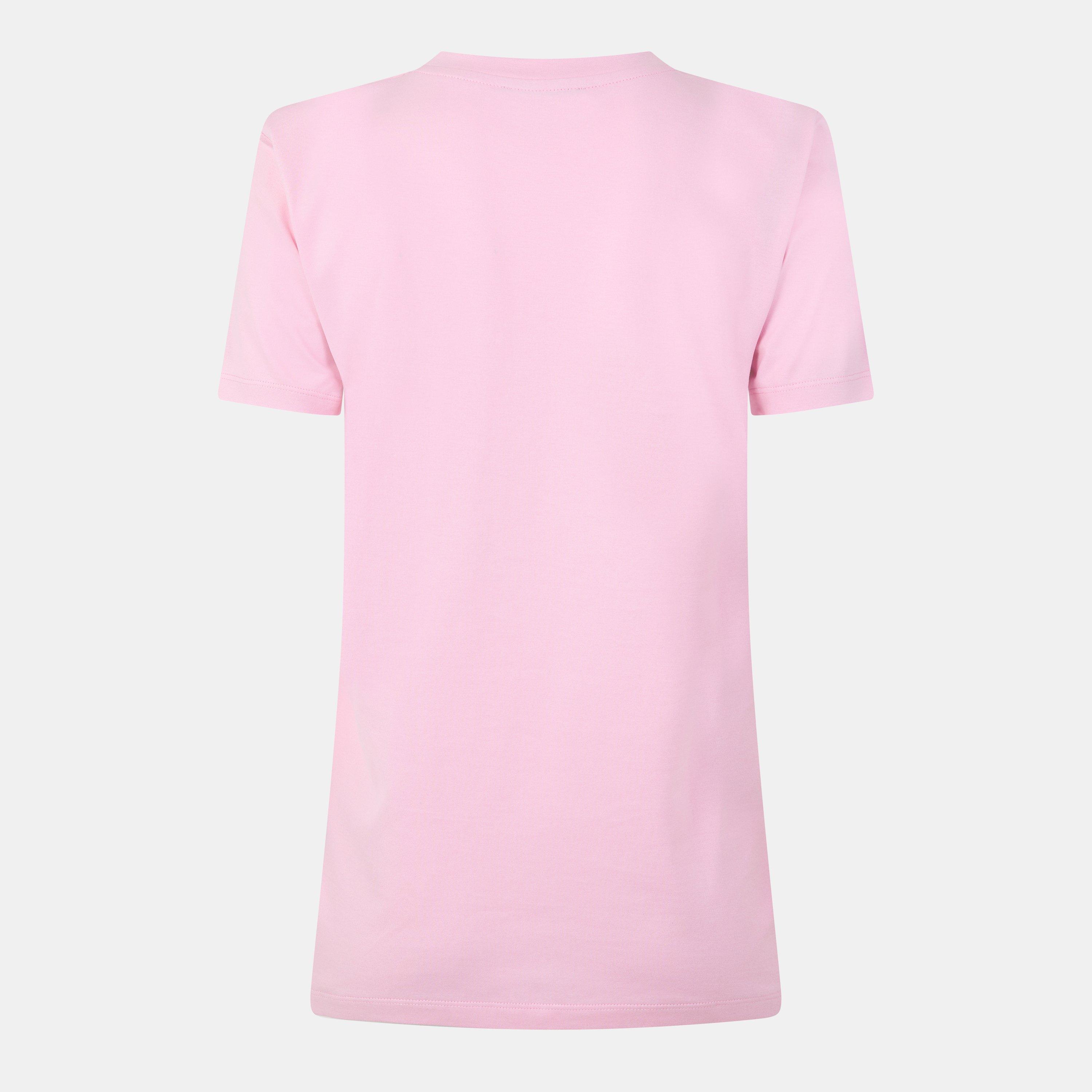 Rose/Blanc - Balmain - Women's Slim Fit T-Shirt - 2
