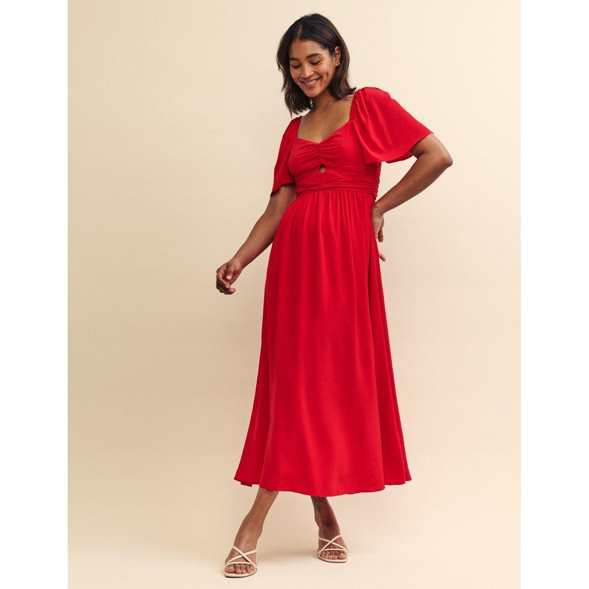 Nobodys Child Women's Tulip Long Maxi Dress Red 12 (M) - Image 2