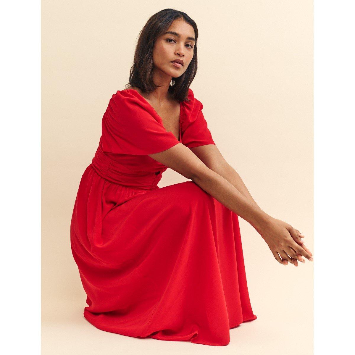 Rosso - Nobodys Child - Women's Tulip Maxi Dress - 3