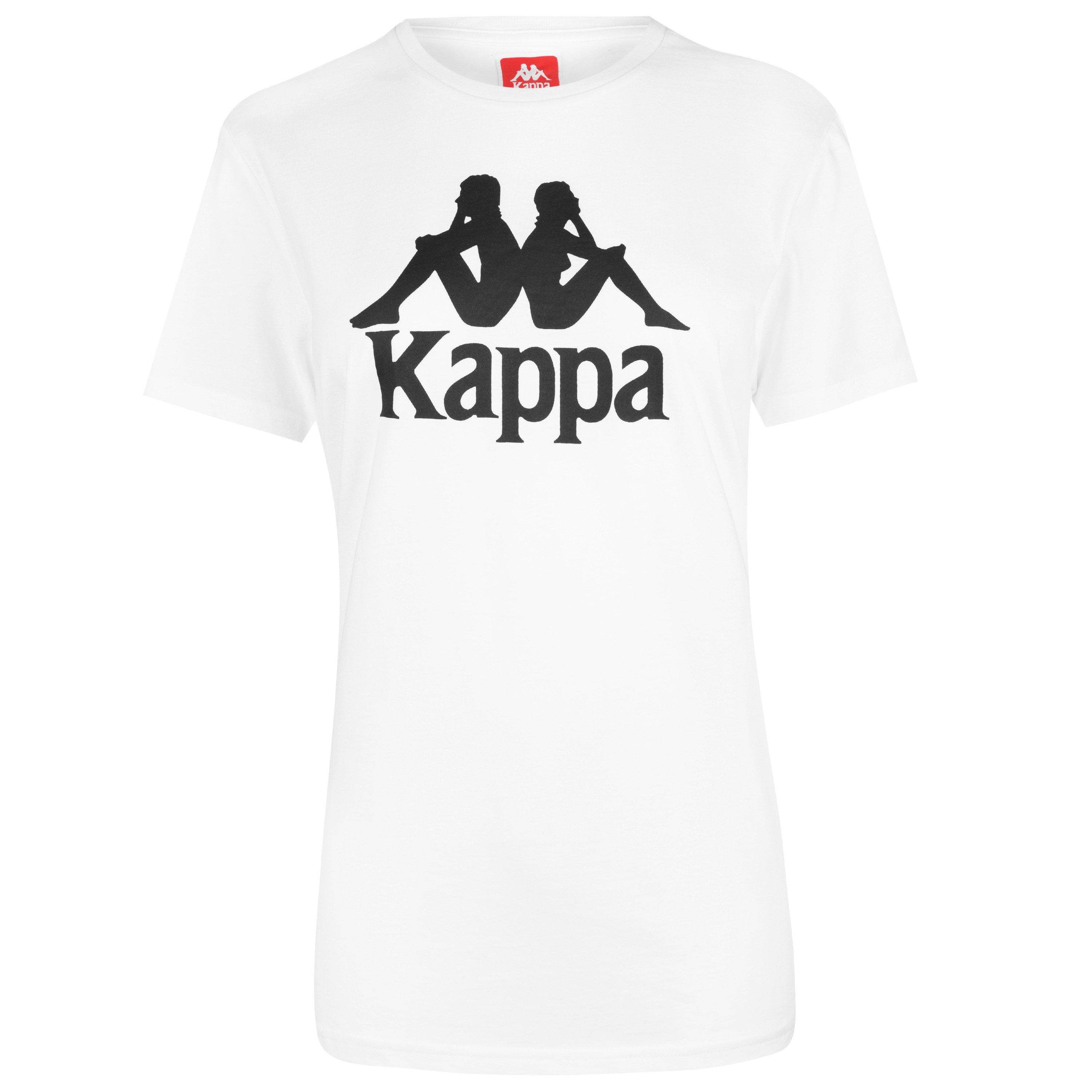 Black and white kappa shirt online