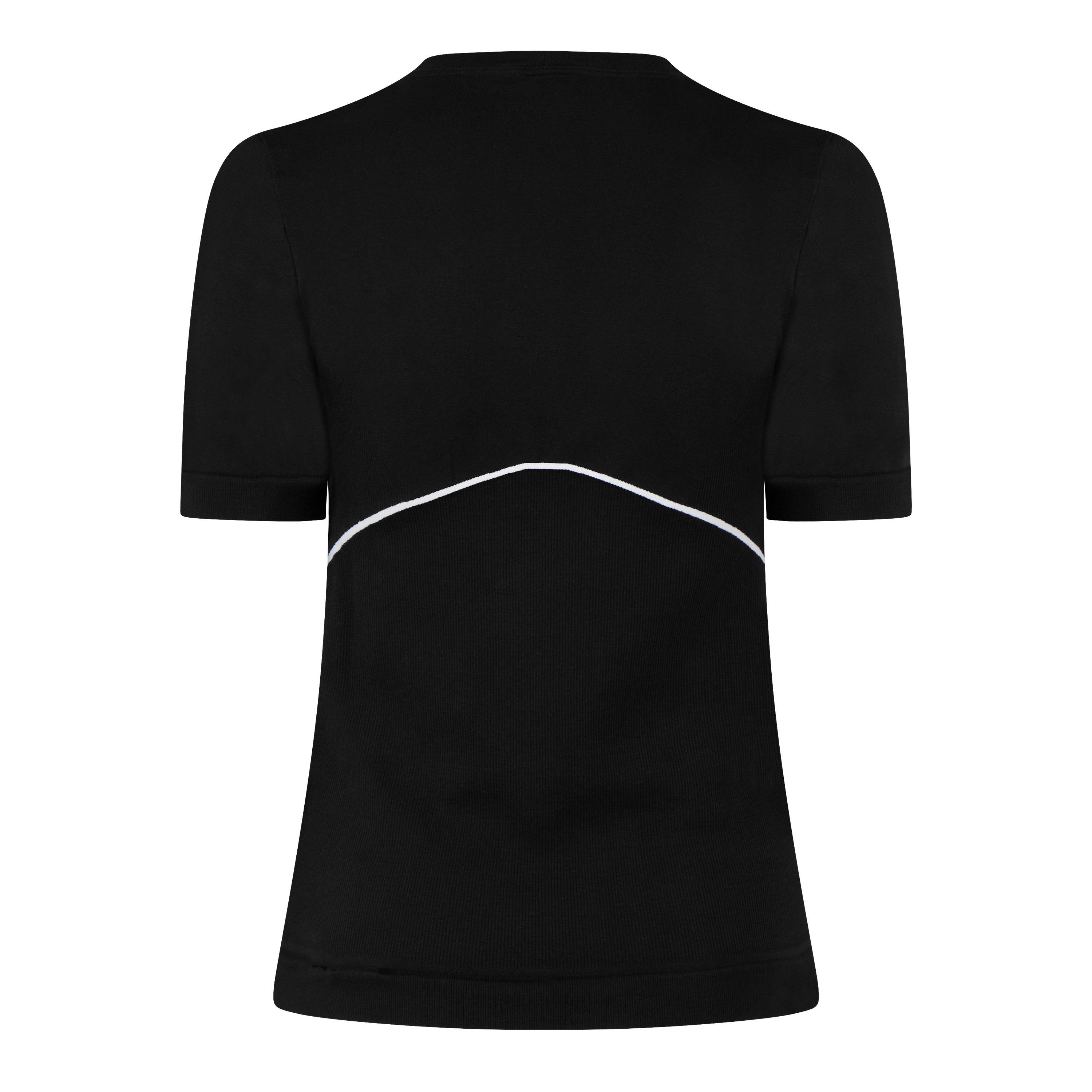 Black 1001 - Off White - Women's Seamless T-Shirt, Seamless Design - 8