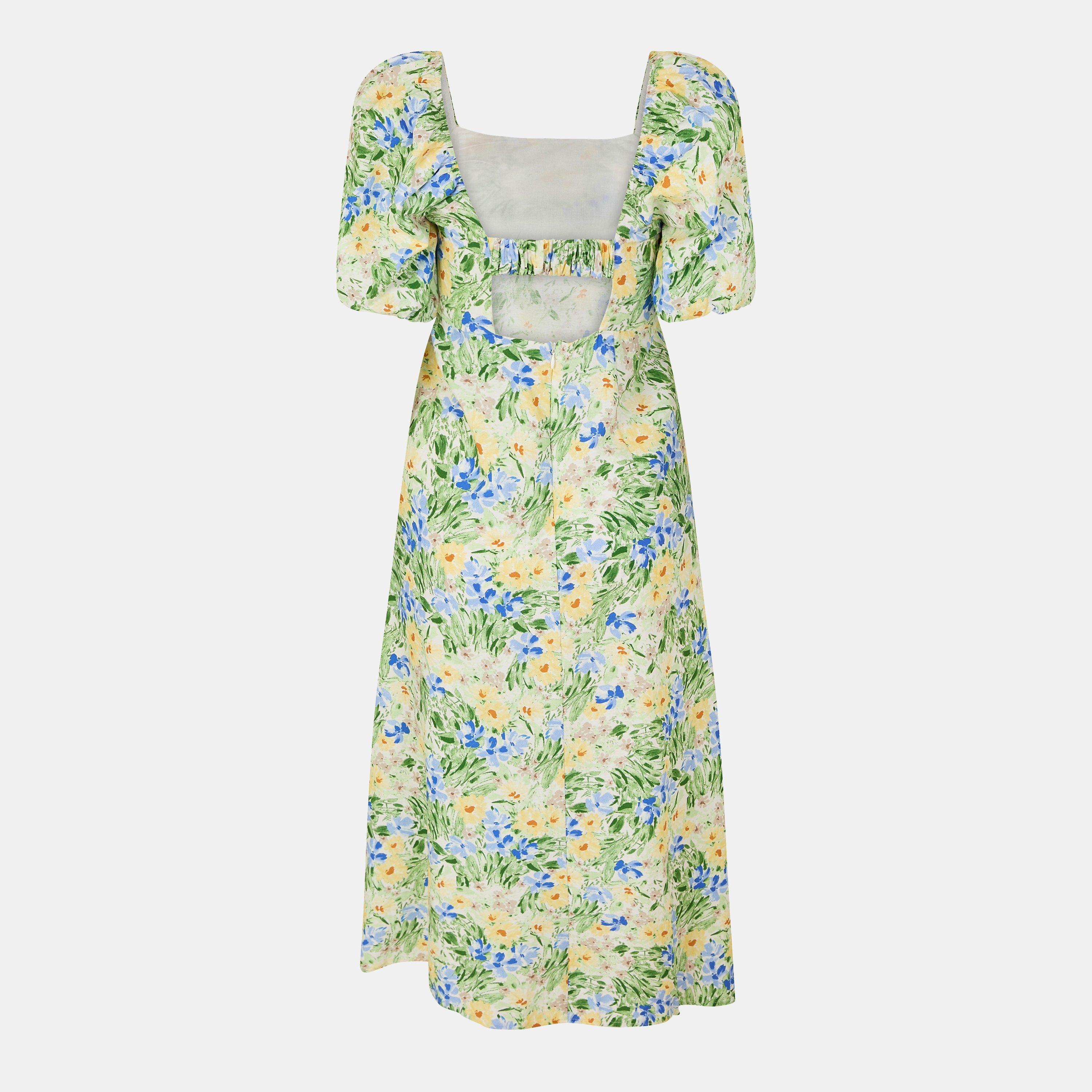 Verde - Nobodys Child - Women's Henri Midi A-Line Dress - 2