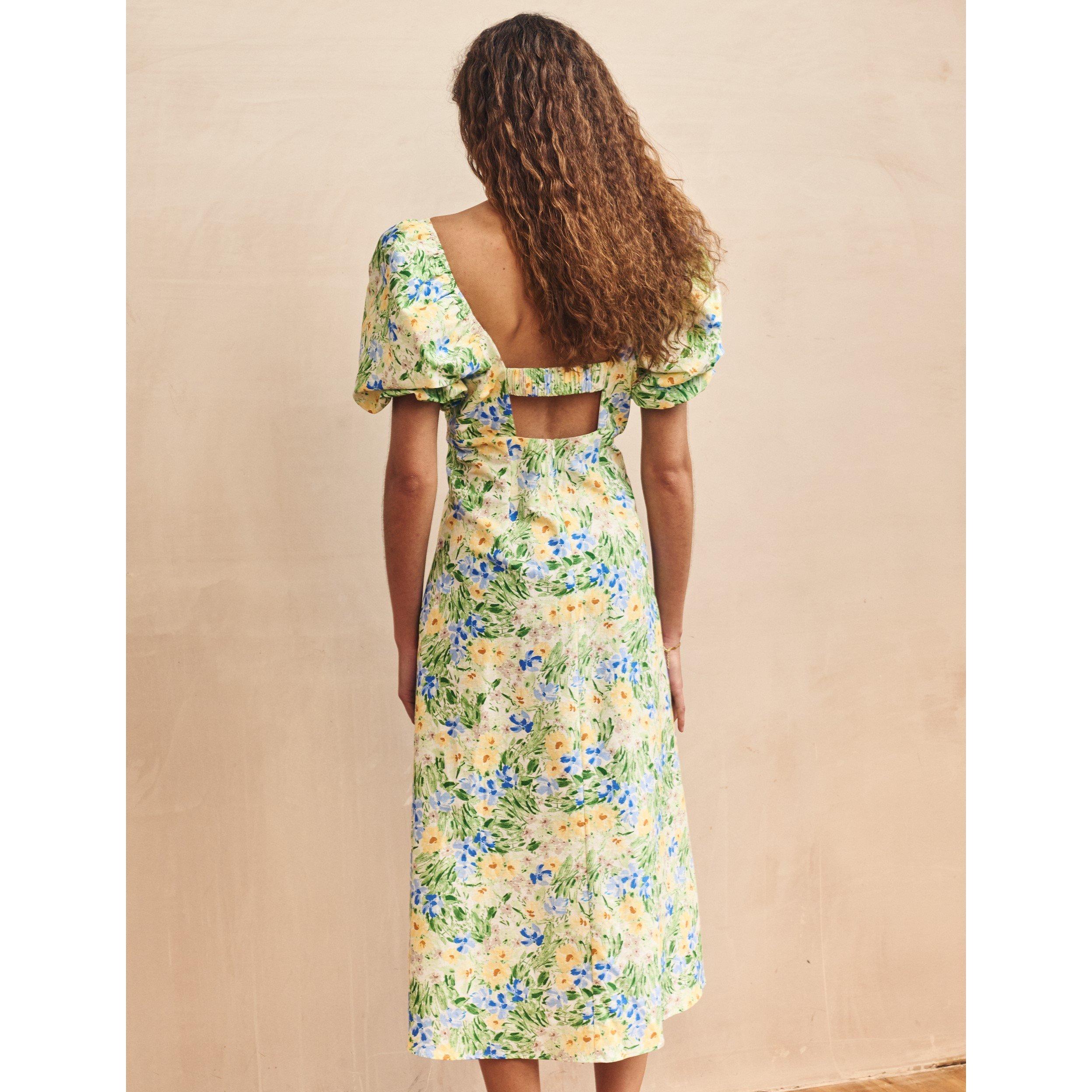 Verde - Nobodys Child - Women's Henri Midi A-Line Dress - 4