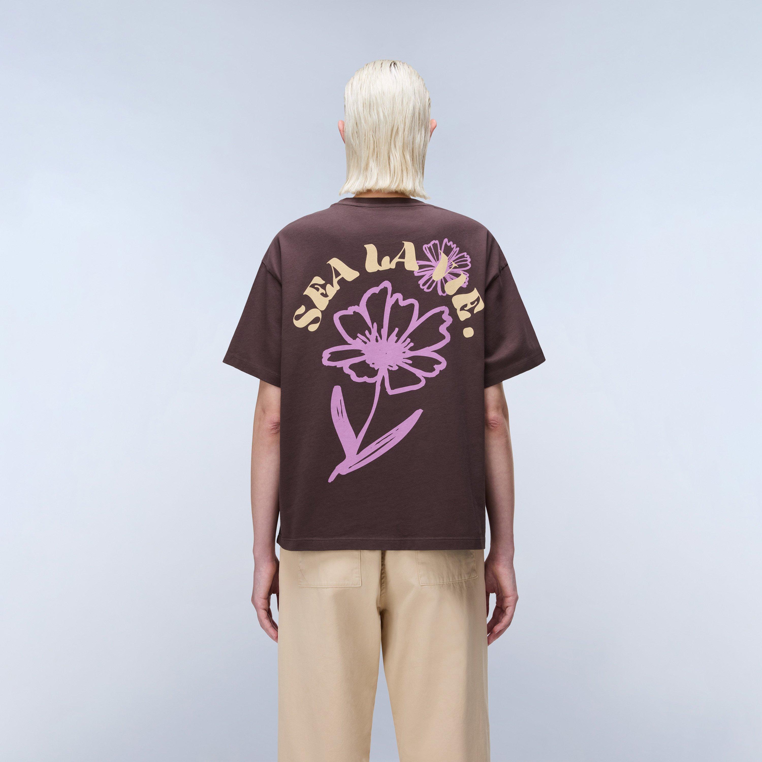 Brown - Napapijri - Napa Eir Graphic Tee Womens - 4