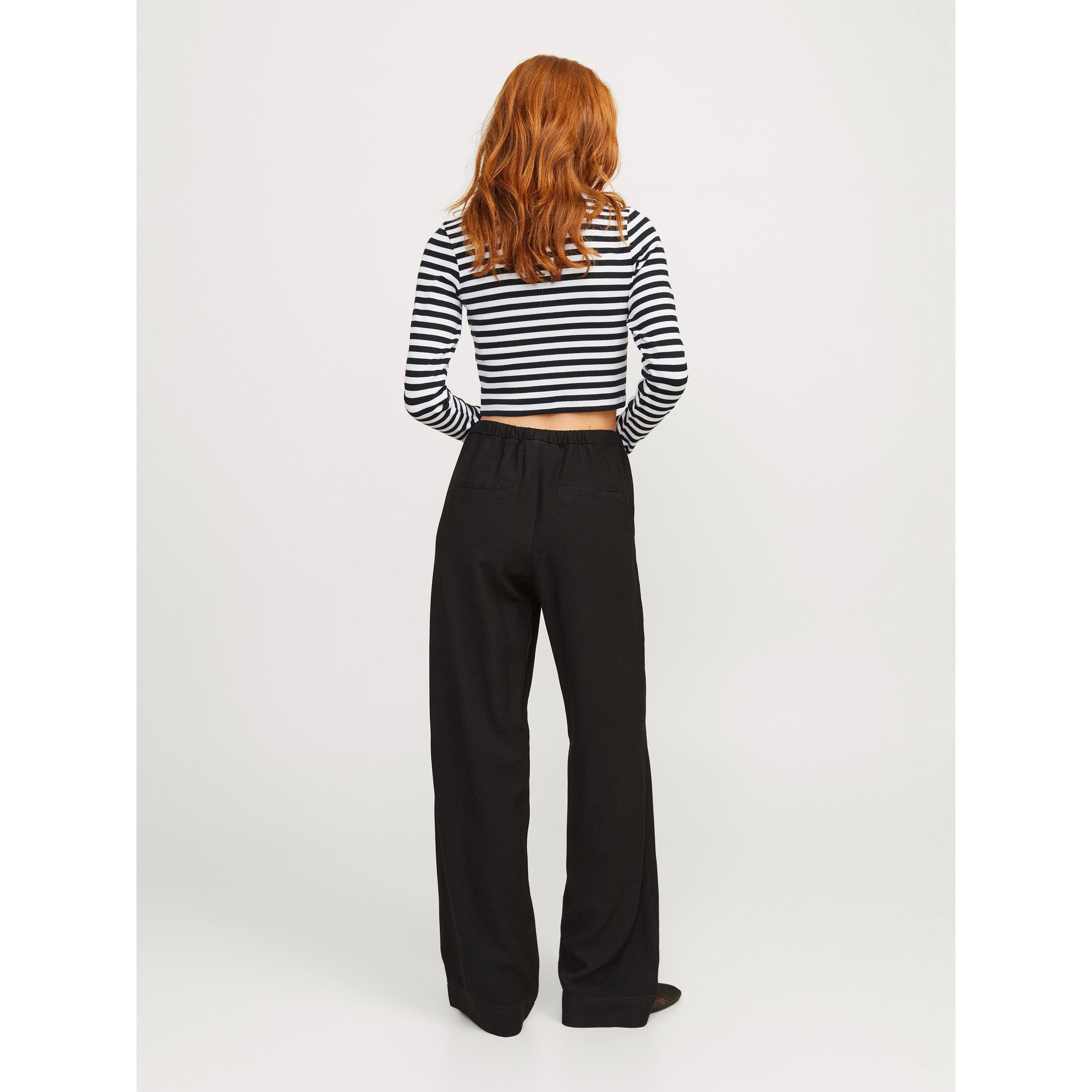 Kridhvid - JJXX - Feline Long-Sleeve Striped Crop Top - 4