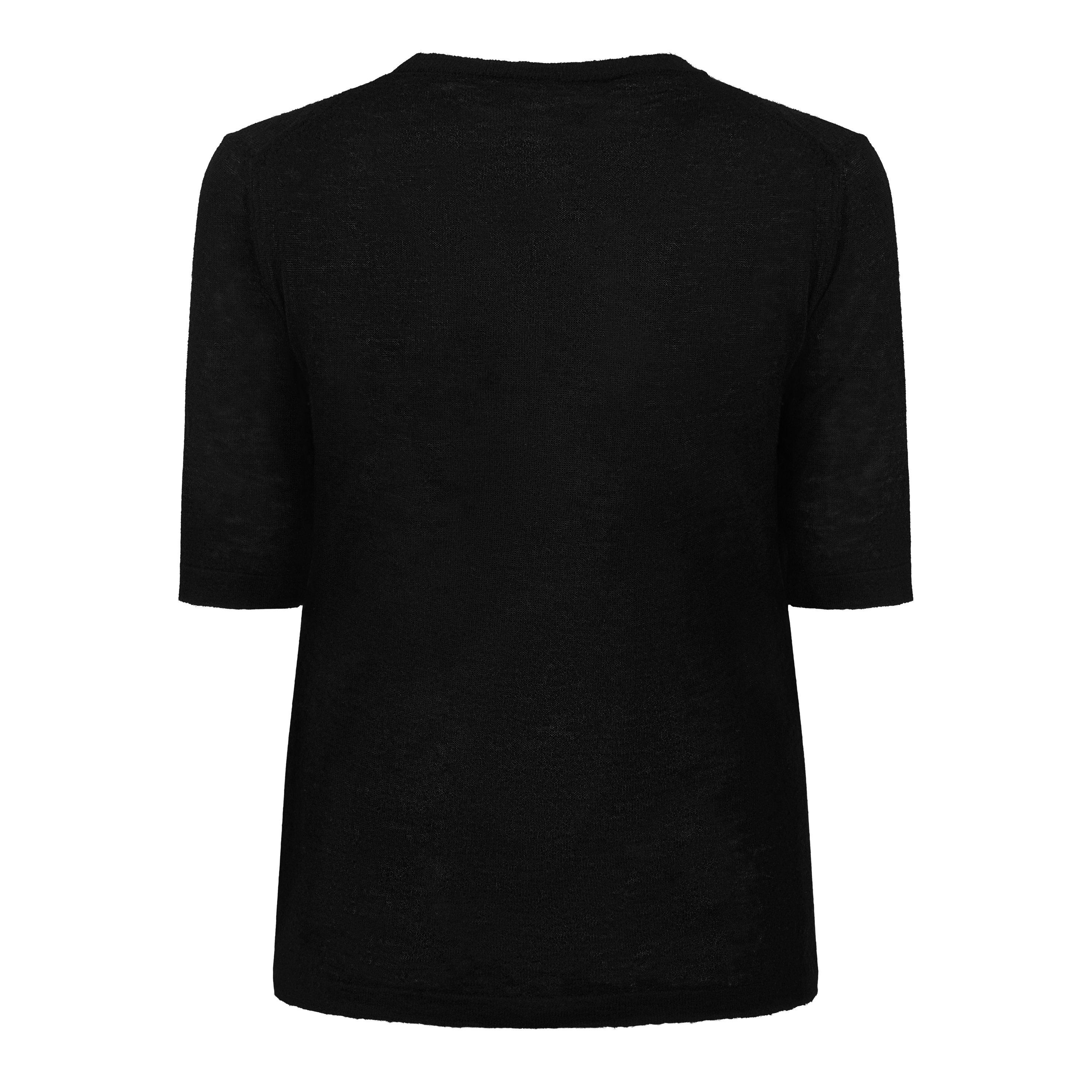 Black - Bottega Veneta - Women's Regular Fit T-Shirt - 2