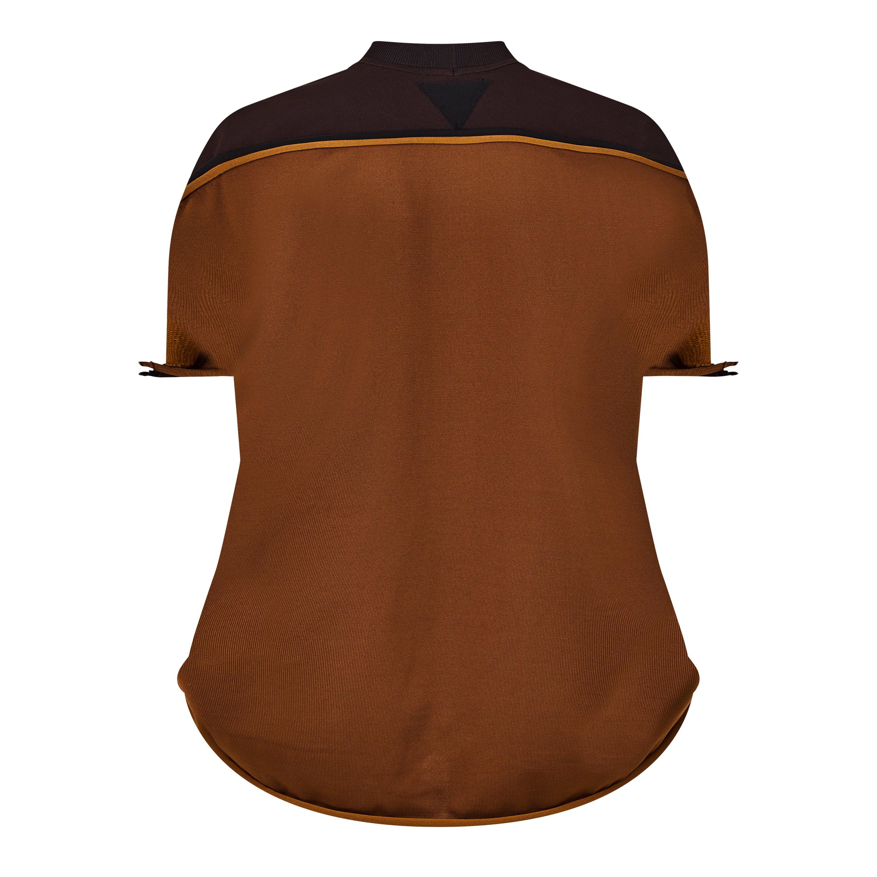 Chestnut-Fudge - Bottega Veneta - Women's Oversized T-Shirt - 2