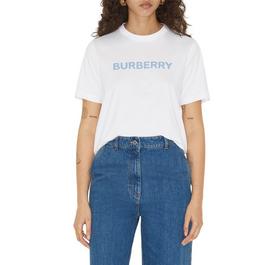 Burberry Margot Logo Print T Shirt