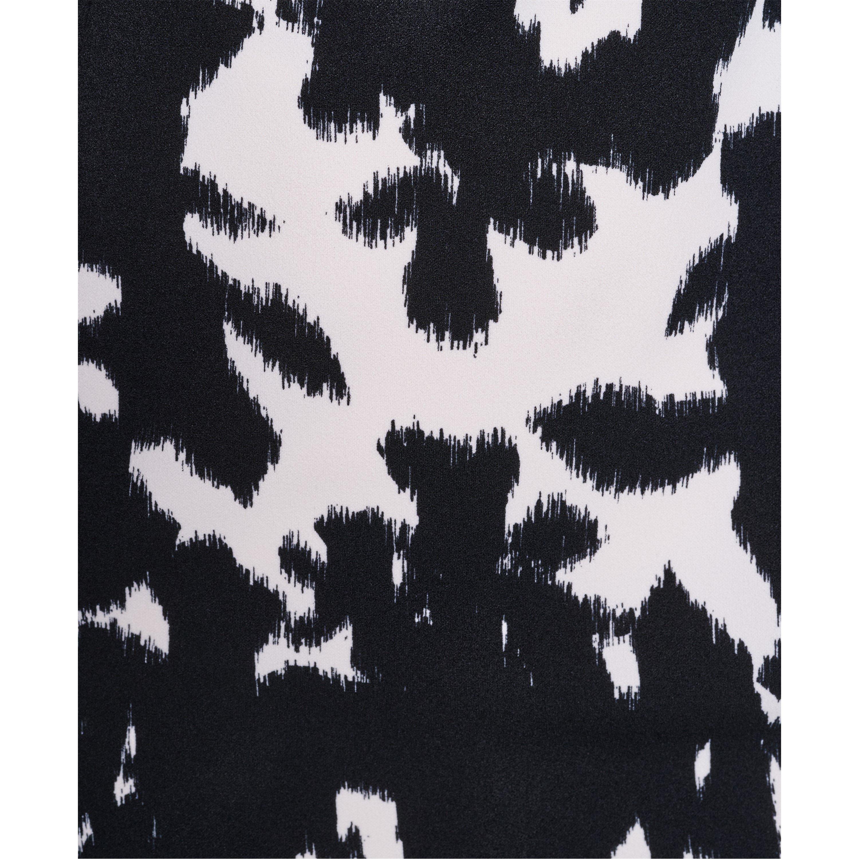 Coconut/Black - DKNY - Women's Scuba Crepe Bodycon Dress - 7