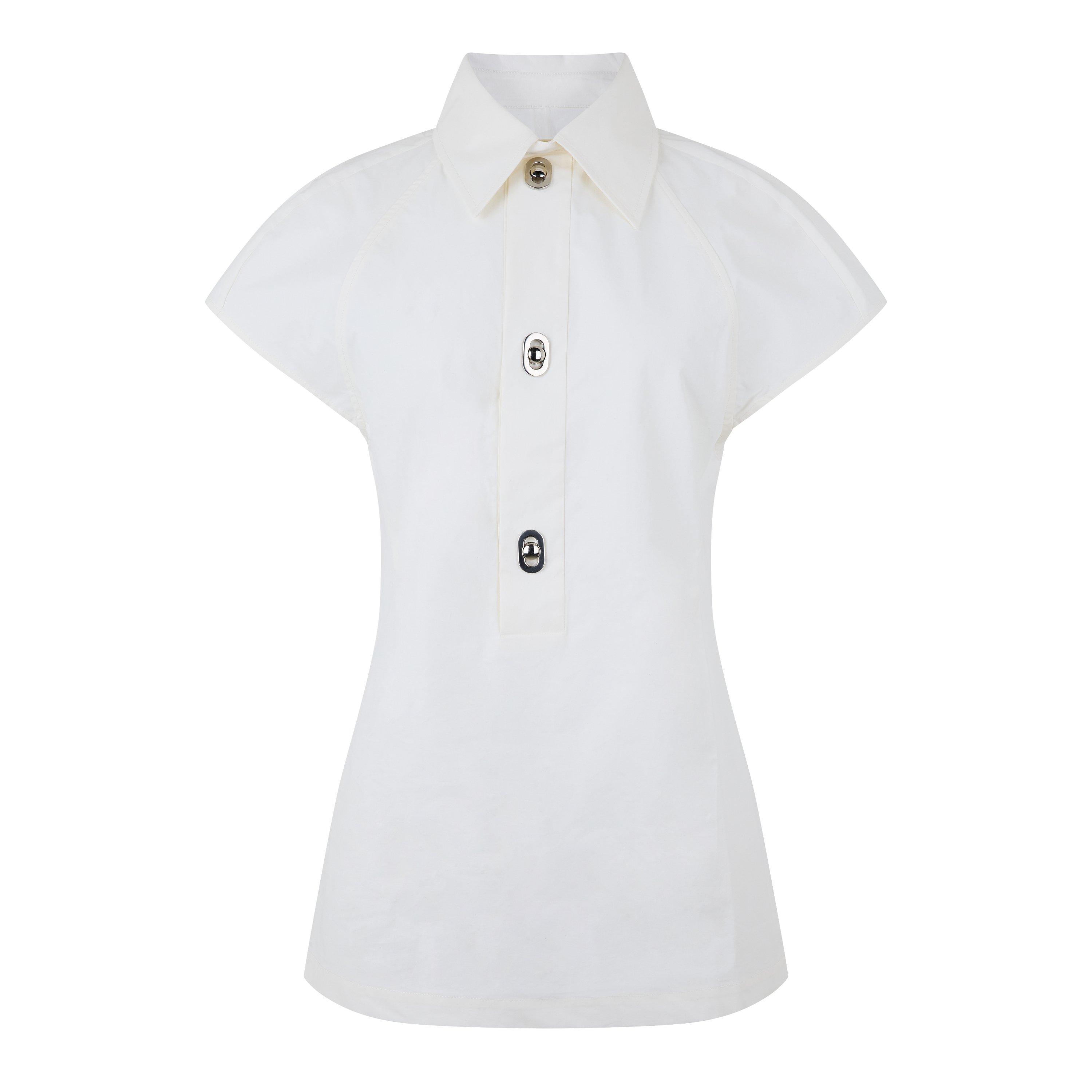 Chalk - Bottega Veneta - Women's Oversized T-Shirt, Design - 1