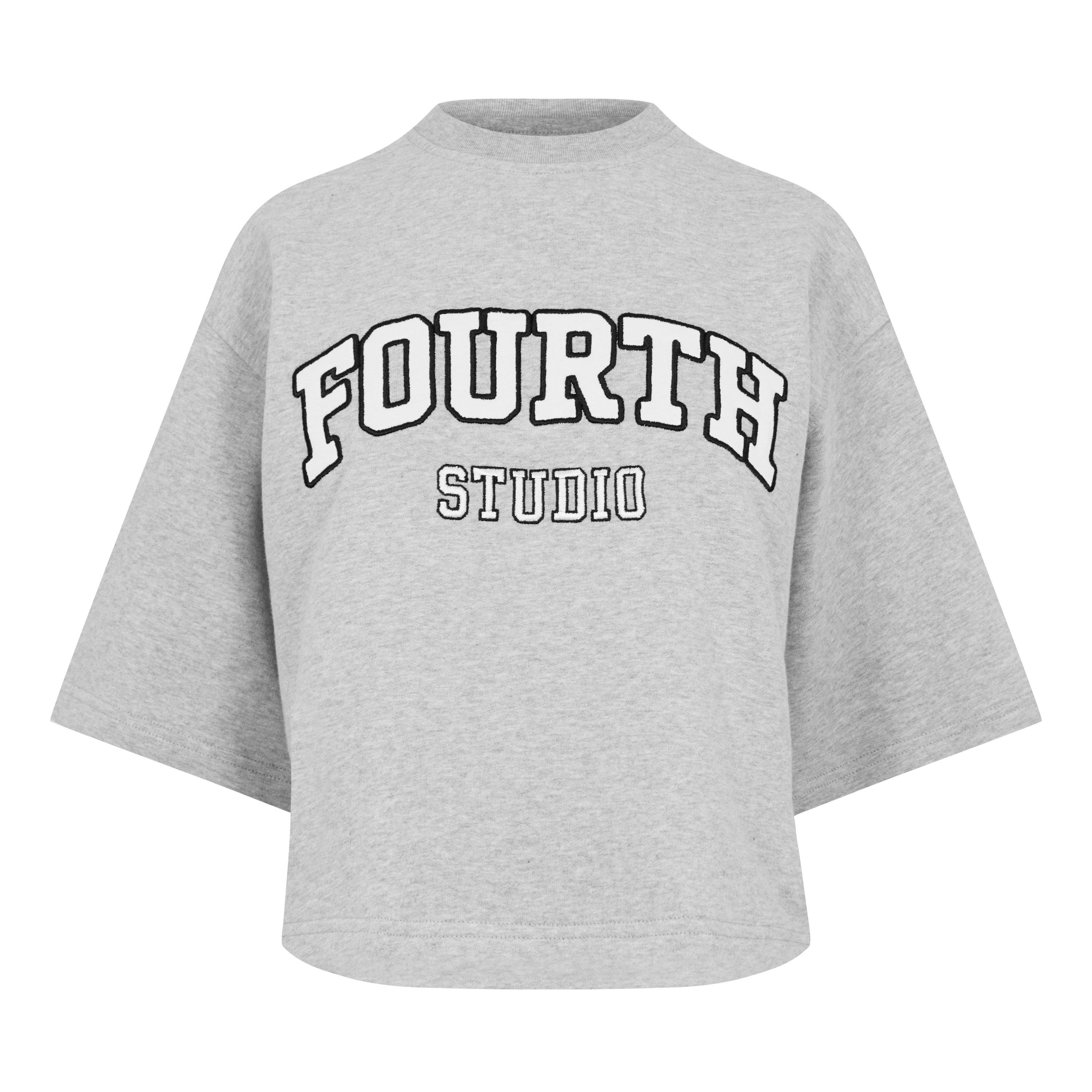 Grey - 4th and Reckless - Oversized Fourth Studio T-Shirt - 5