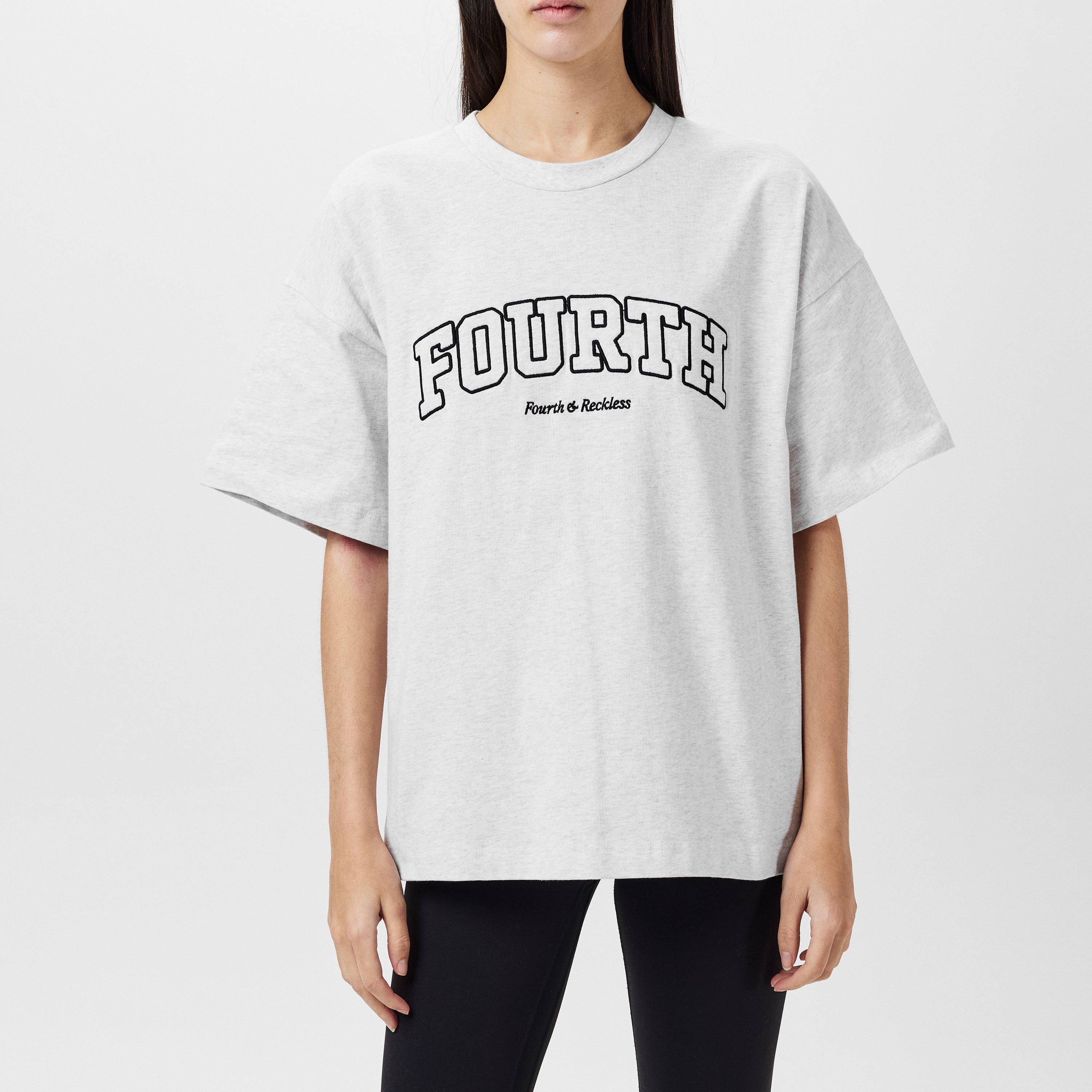 Grey Marl/Tonal - 4th and Reckless - Women's Regular Fit T-Shirt - 3