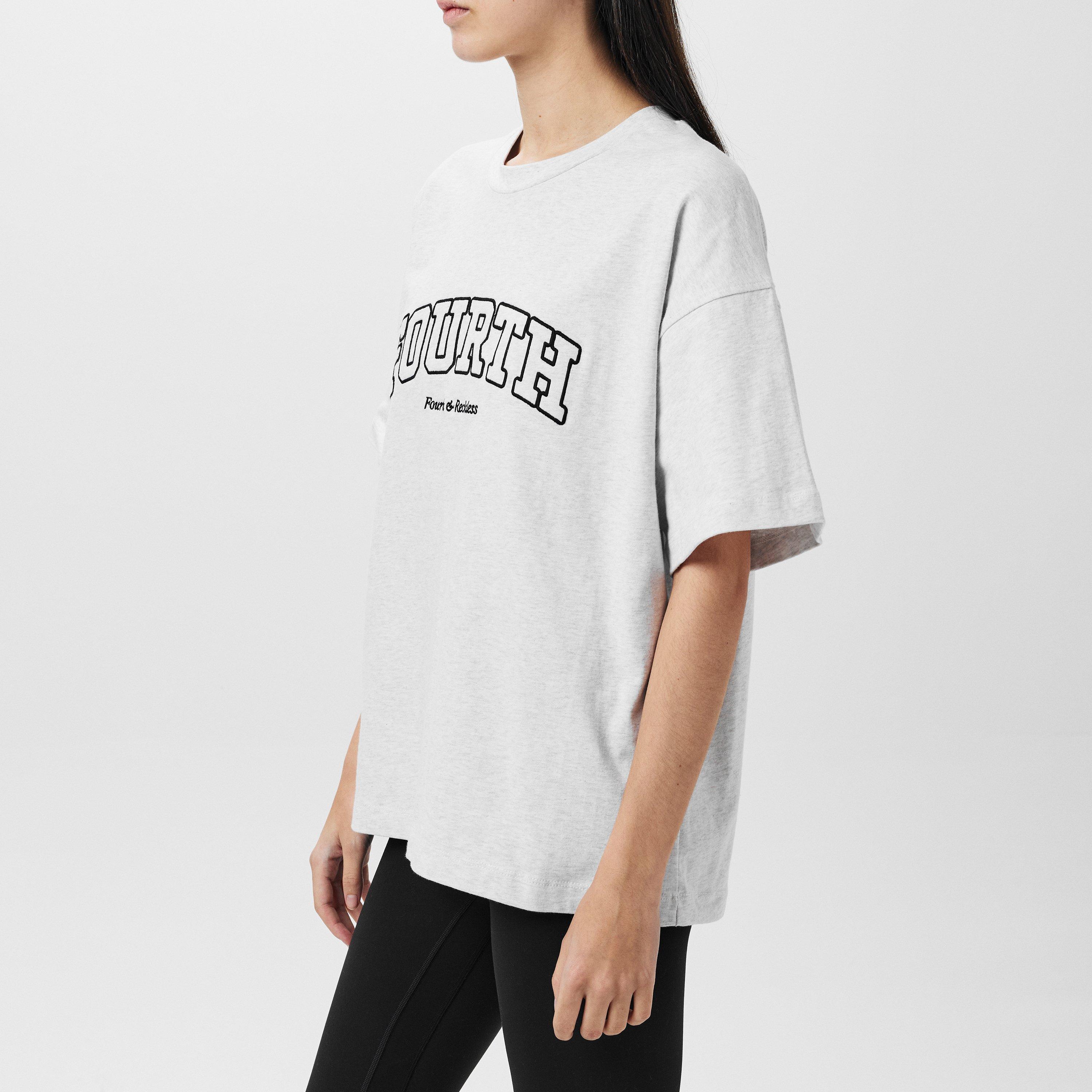 Grey Marl/Tonal - 4th and Reckless - Women's Regular Fit T-Shirt - 5