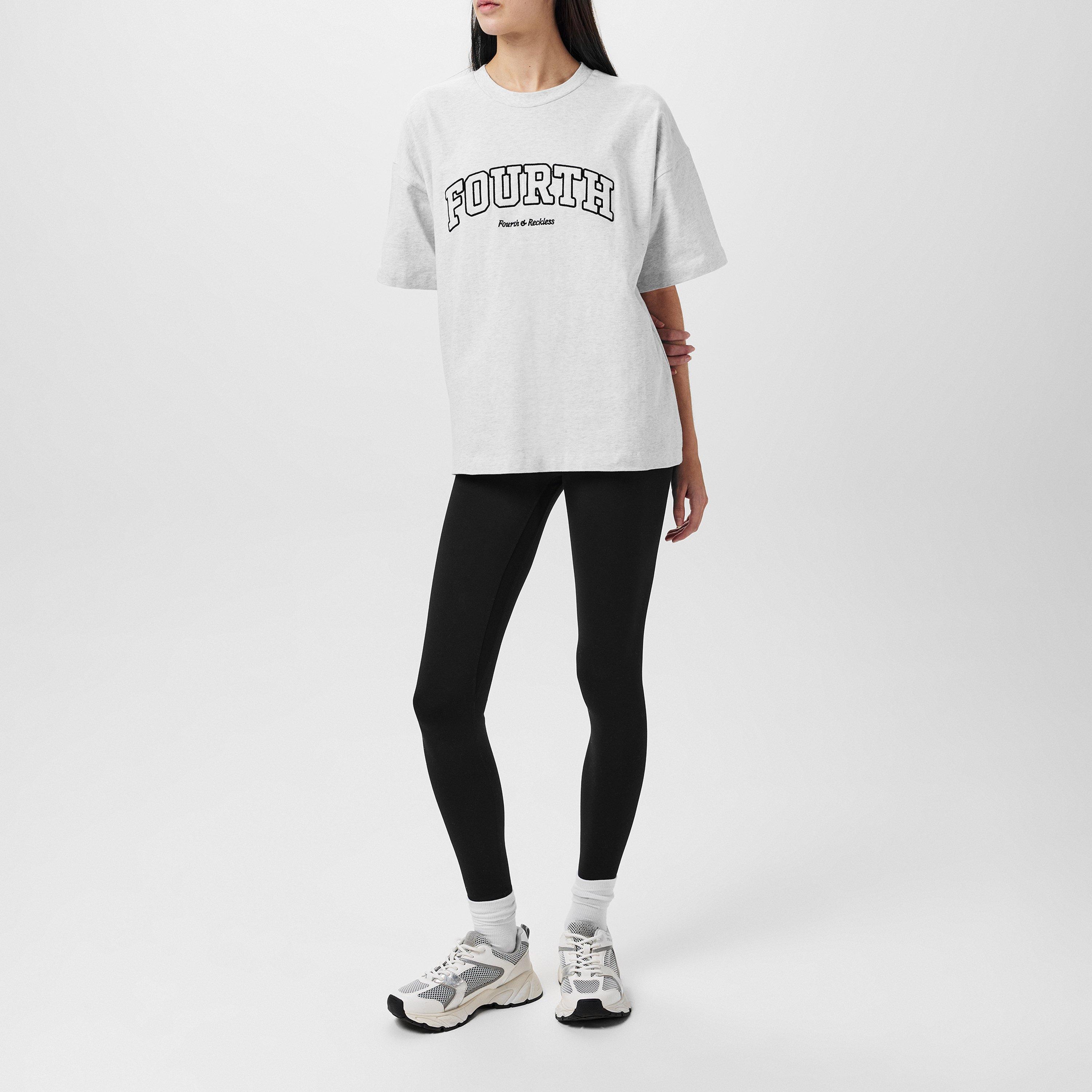 Grey Marl/Tonal - 4th and Reckless - Women's Regular Fit T-Shirt - 6