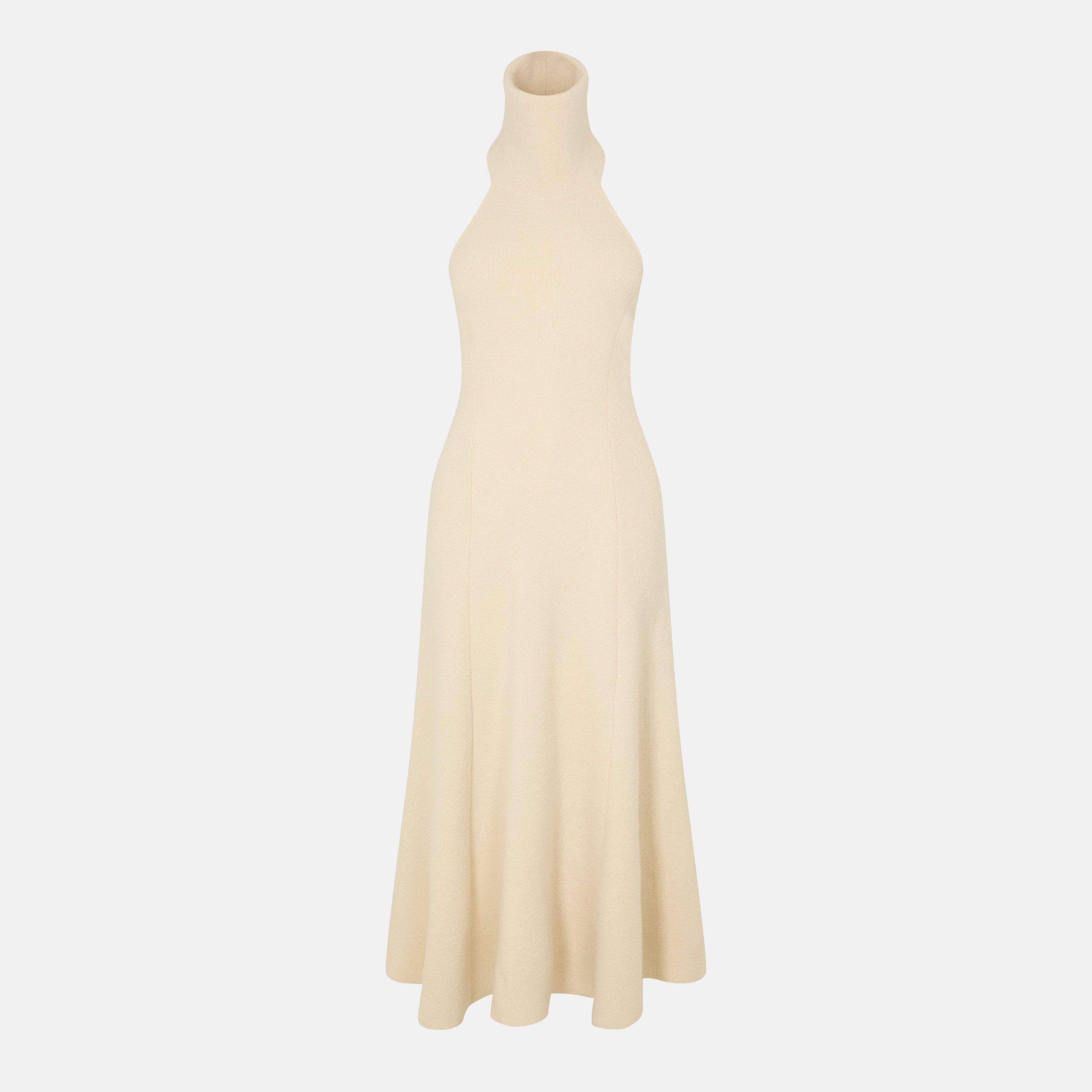 Magda Butrym Women's Long Maxi Dress - Cream - Size 6 (2XS)