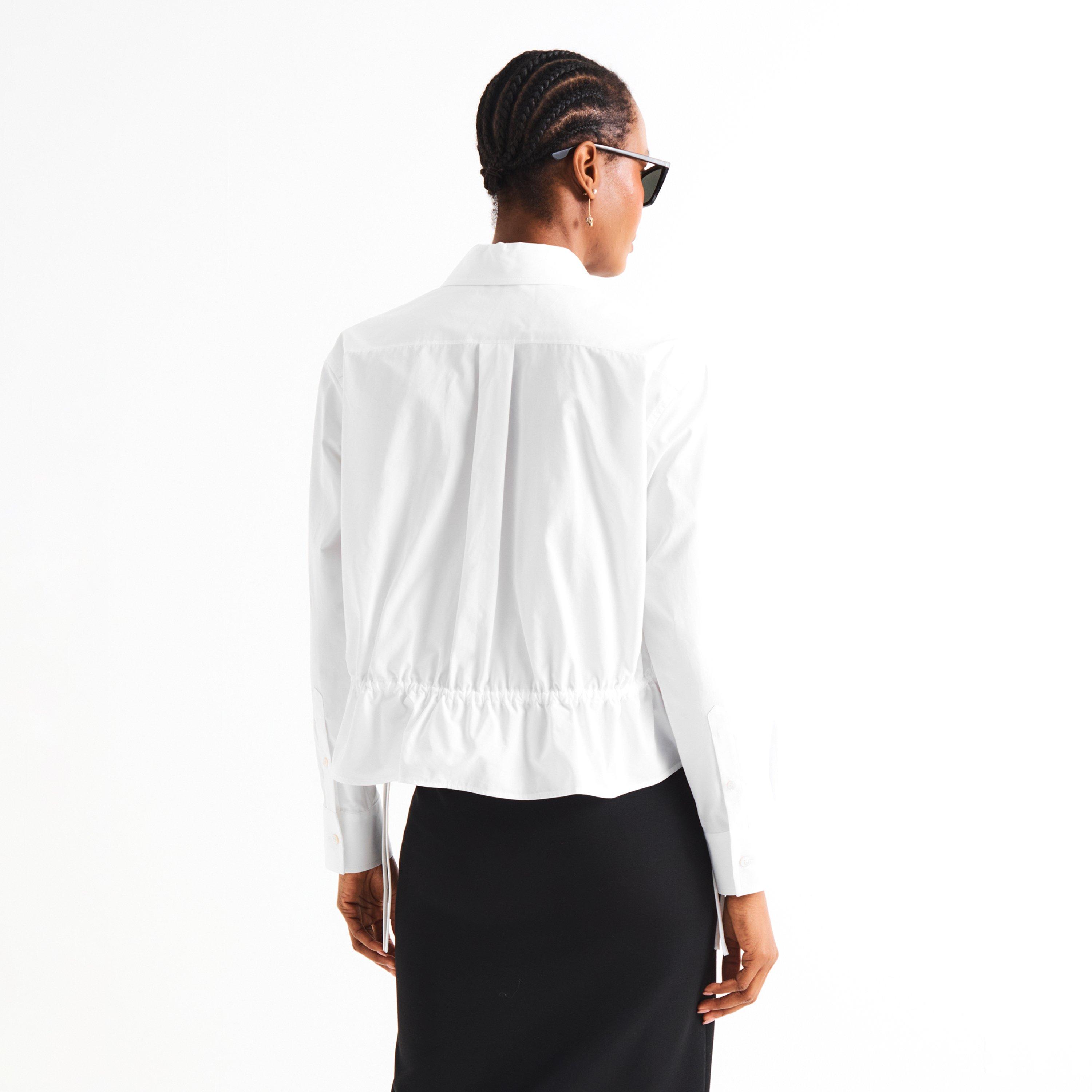 White - Alexander McQueen - Alex Drawstring Shrt Ld63 - 4