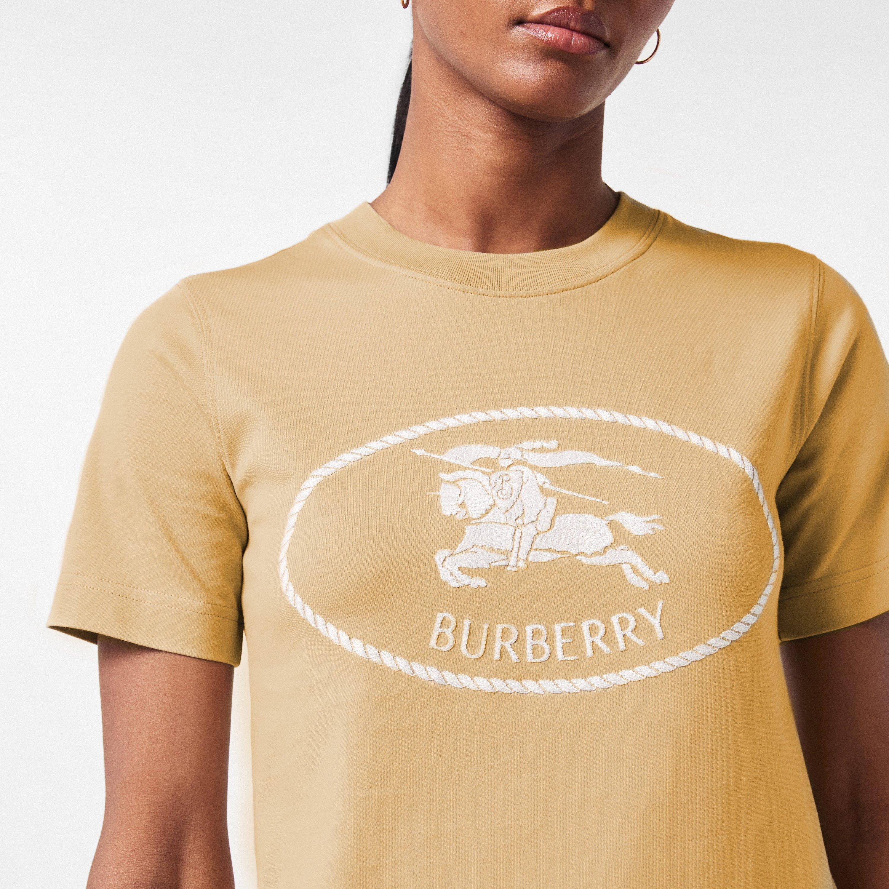 Flax - Burberry - Women's Burb Regular Fit T-Shirt - 5