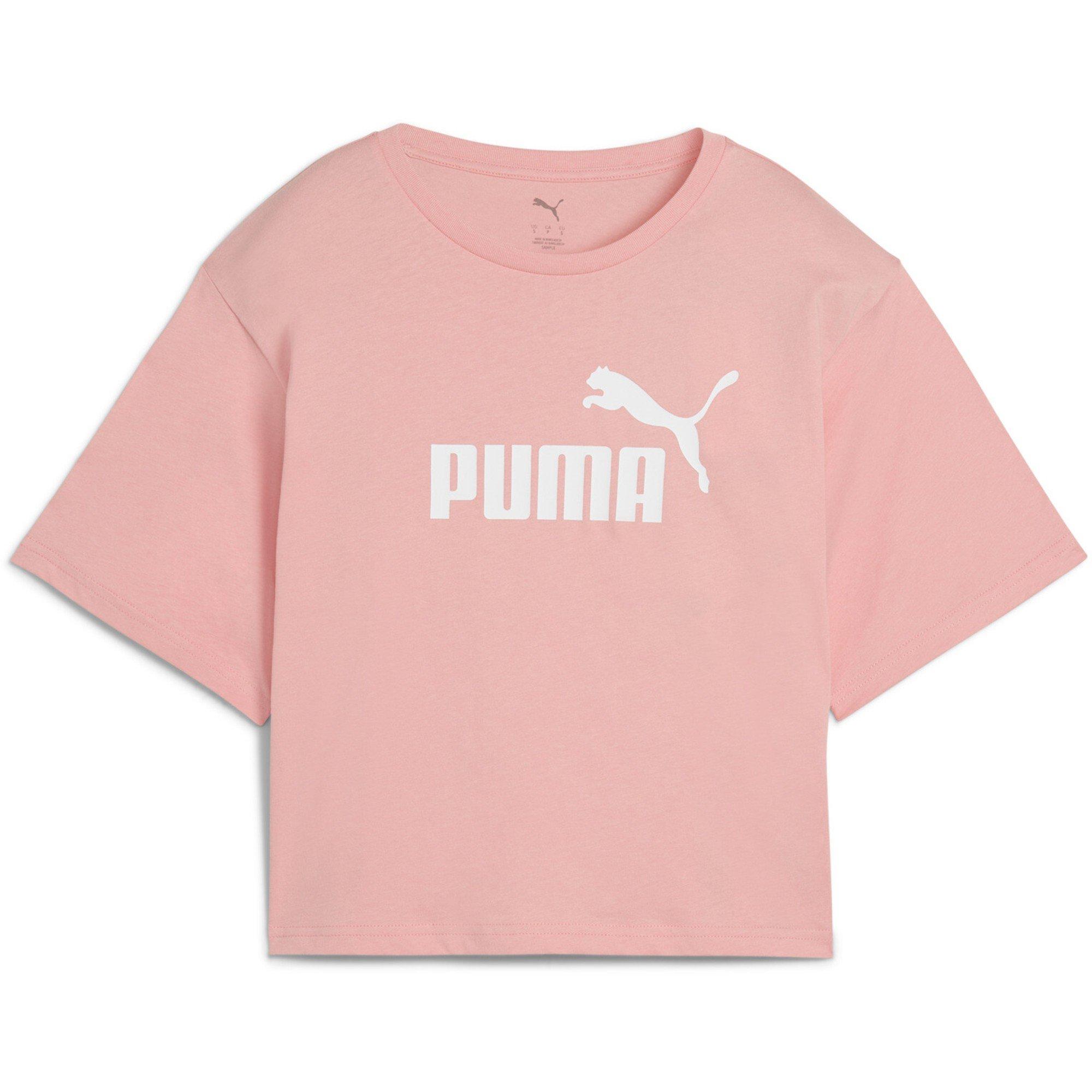 ESS Logo Womens Relaxed Cropped T-Shirt