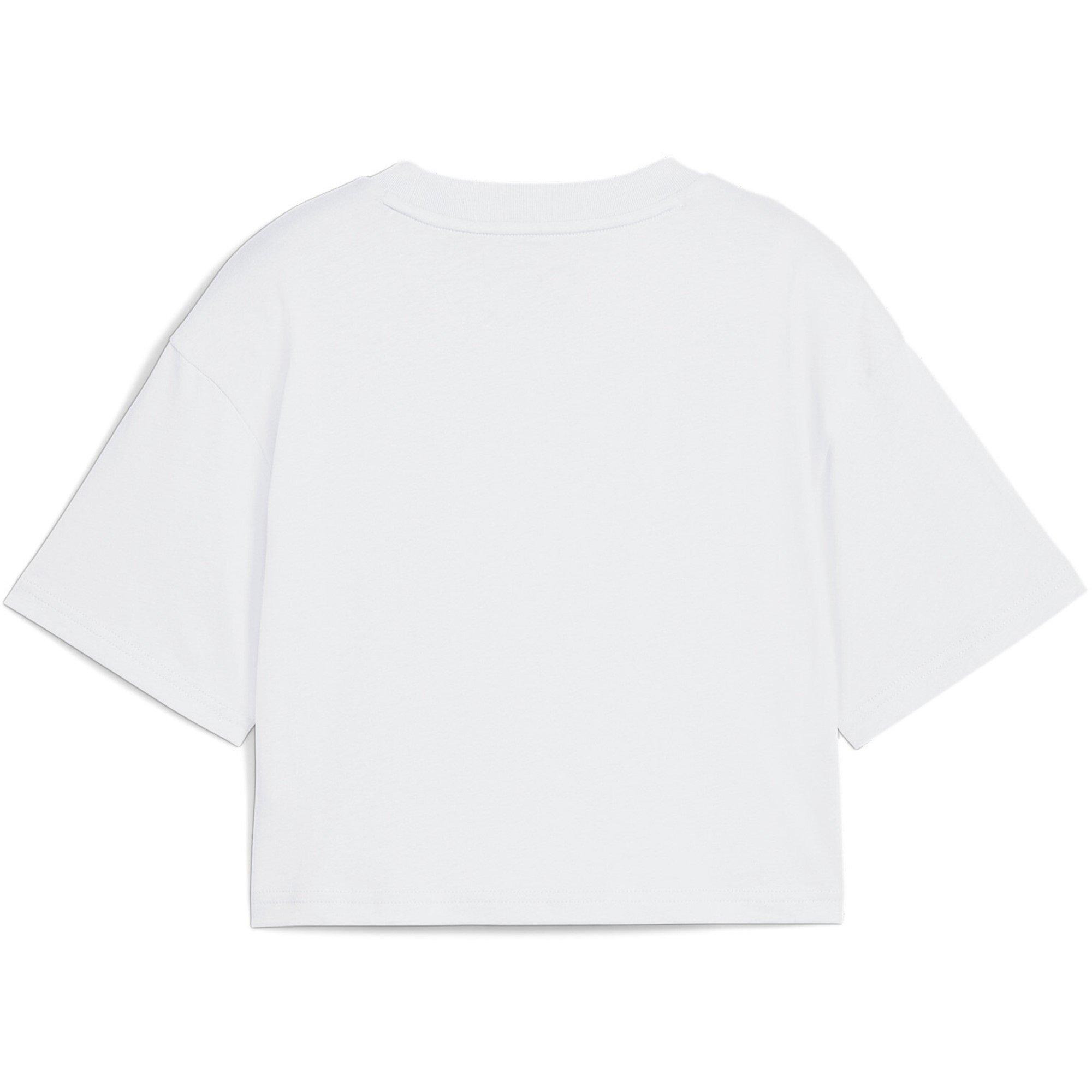 Puma White - Puma - No.1 Cropped T-Shirt Juniors - 2