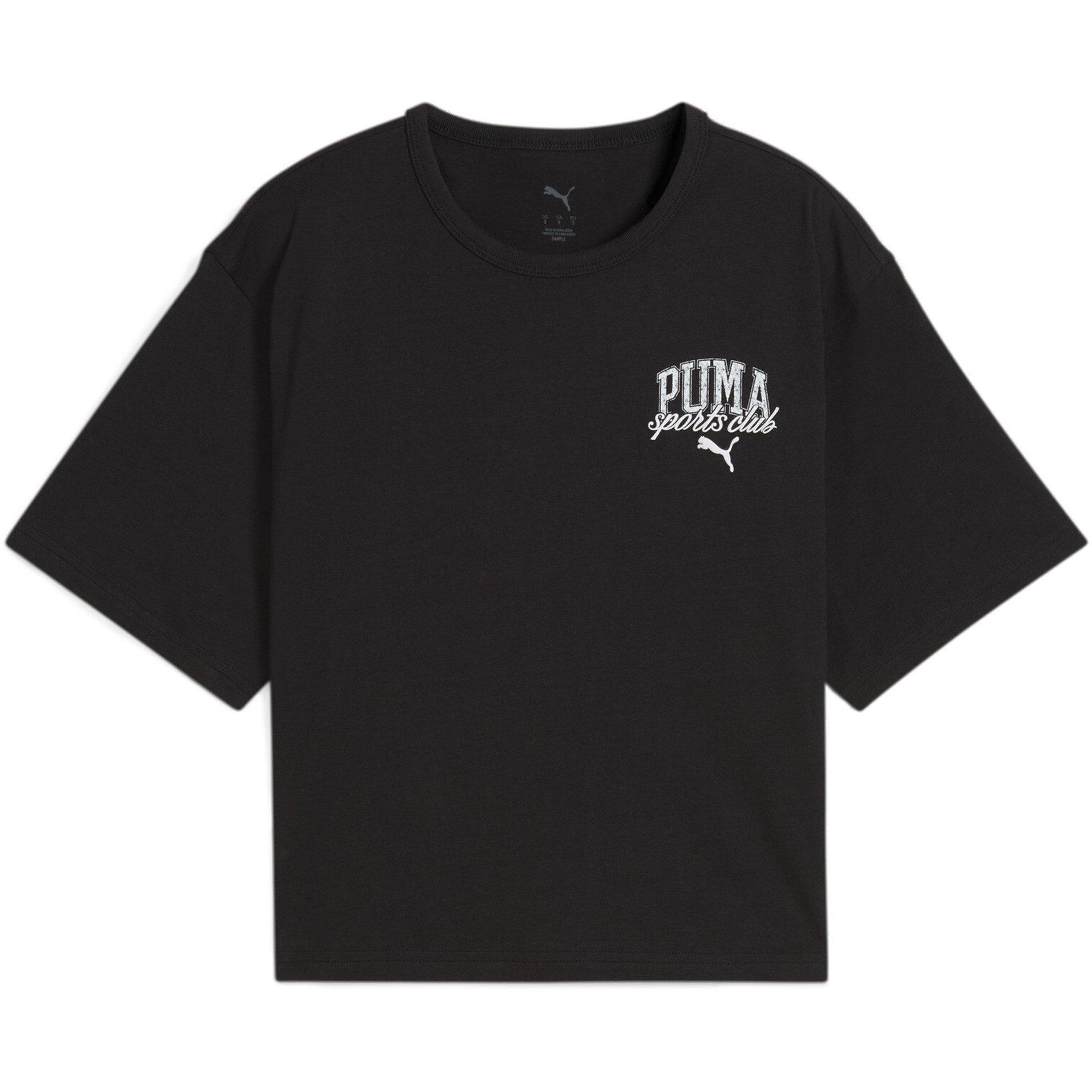 Puma Black - Puma - Relaxed Crop T-Shirt Womens - 1