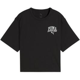 Puma Relaxed Crop T-Shirt Womens