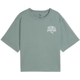 Puma Relaxed Crop T-Shirt Womens