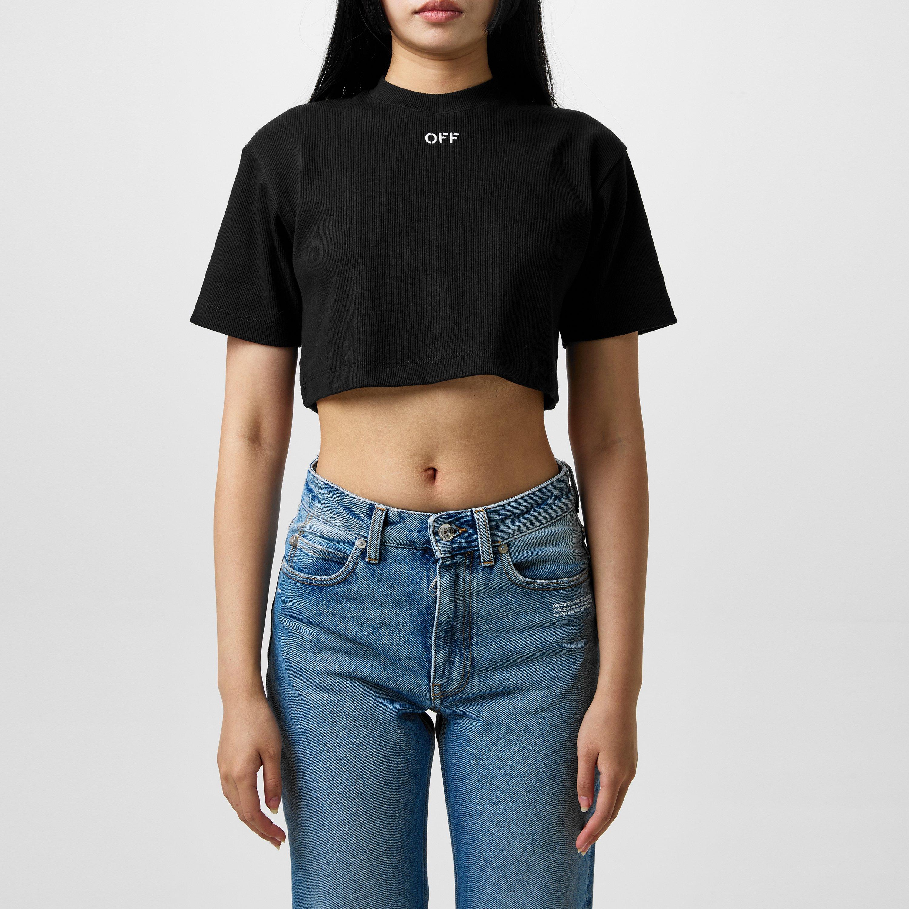 Stamp Rib Cropped Tee