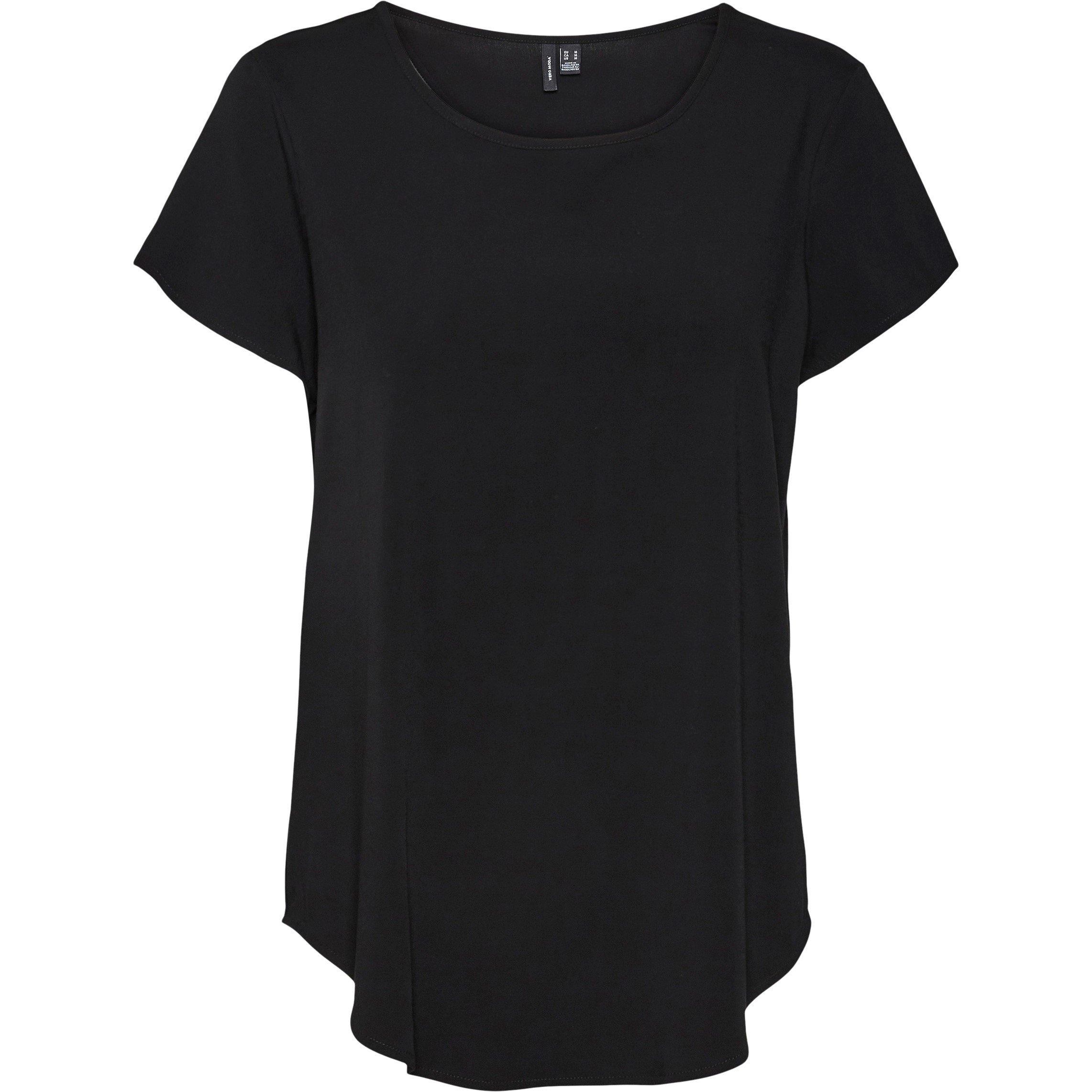 Zwart - Vero Moda - Bella Short-Sleeve Regular Fit T-Shirt - 6