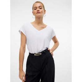 Vero Moda VM Filli SS V Neck Ld00