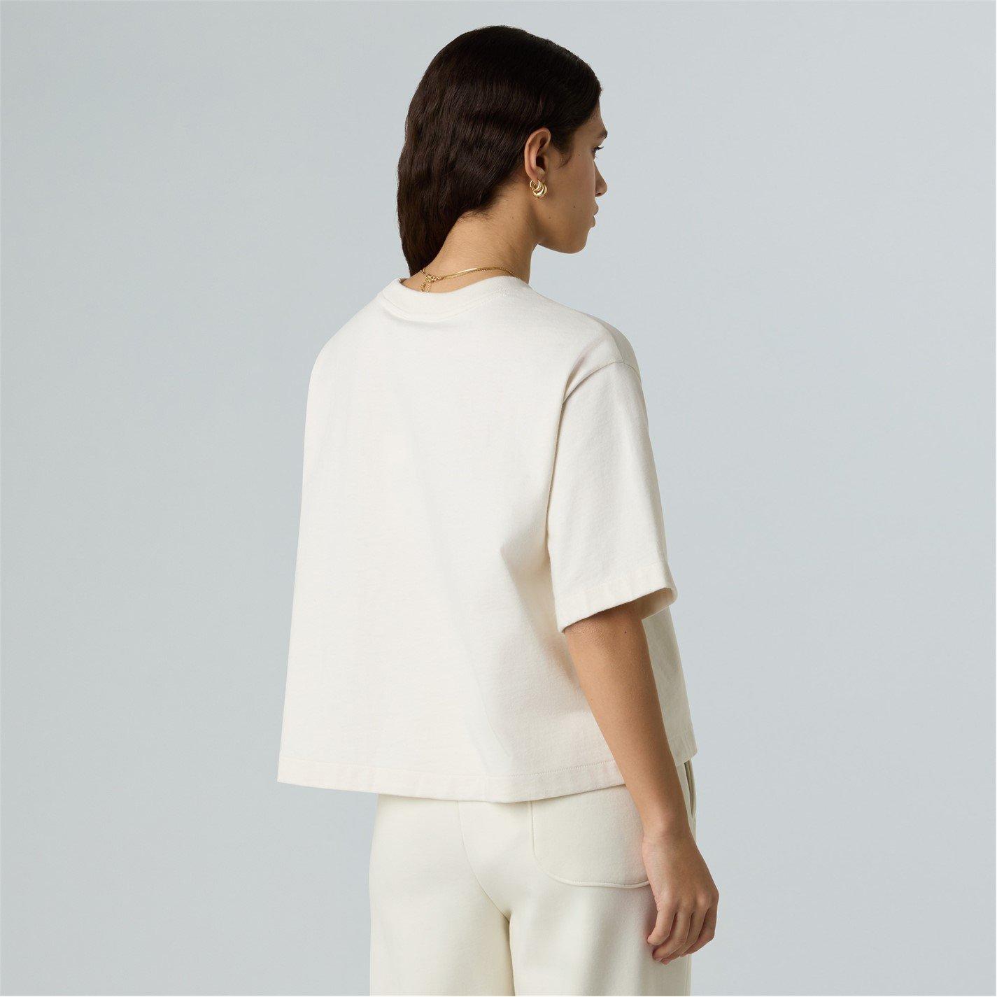White Dune - The North Face - Womens Red Box Boxy T-Shirt - 4
