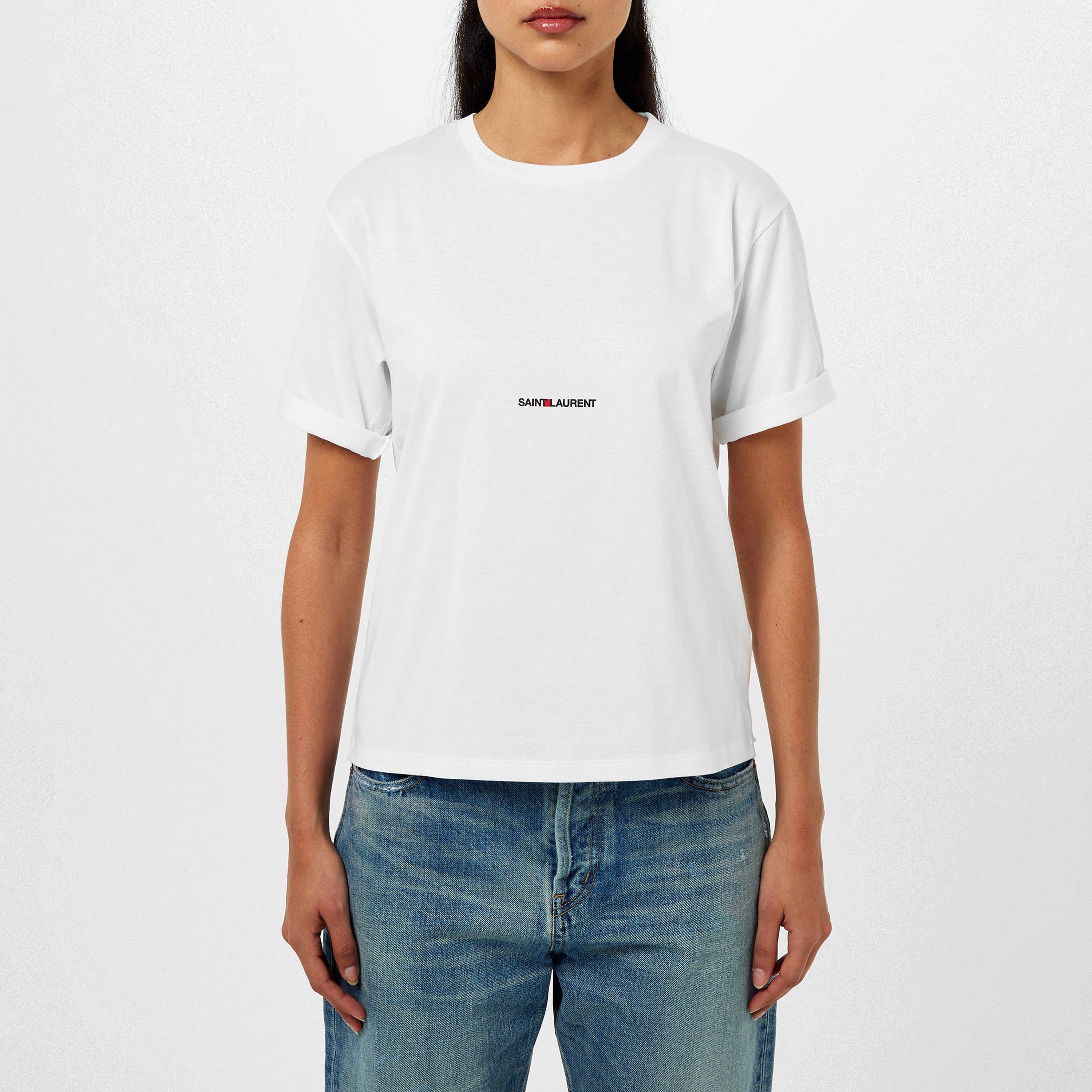 Saint Laurent | Rive Gauche T-Shirt | Regular Fit T-Shirts