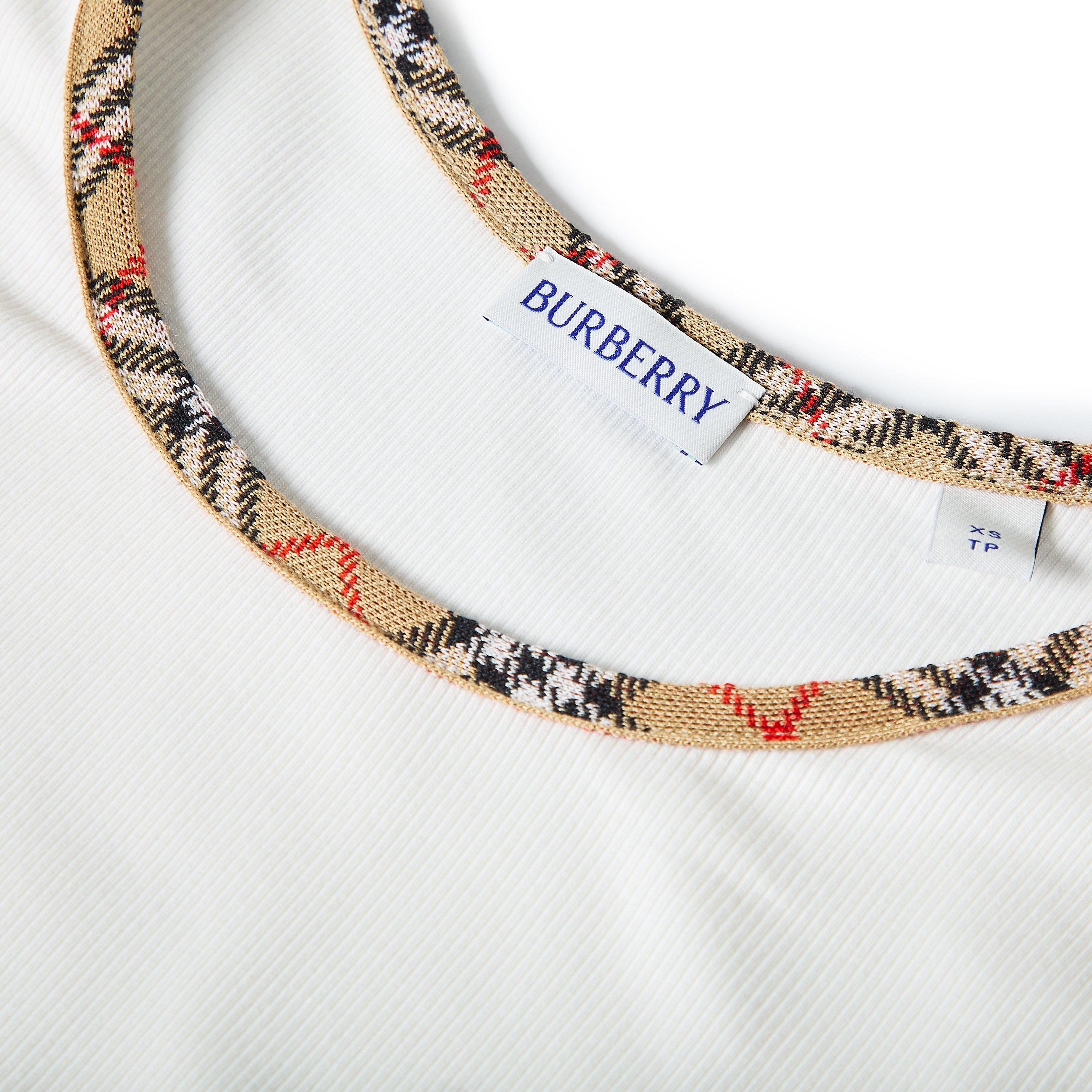 Chalk - Burberry - Women's Slim Fit T-Shirt - 3