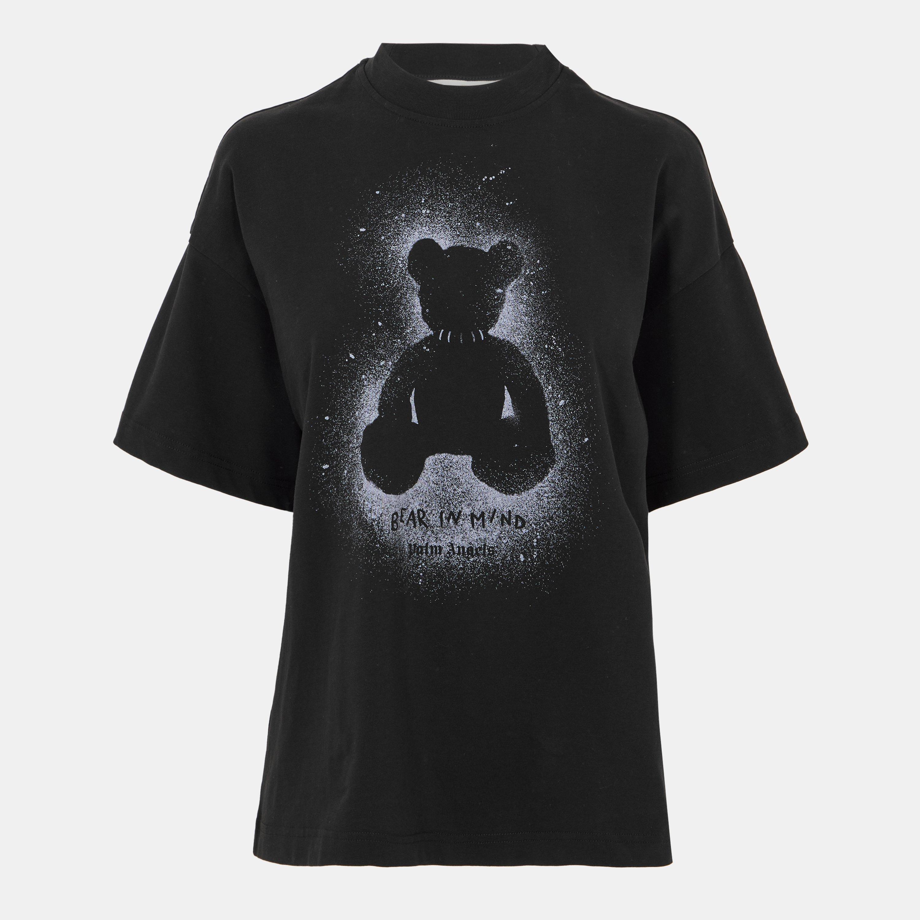 Palm Angels Women's Oversized T-Shirt - Black - 8 (XS)