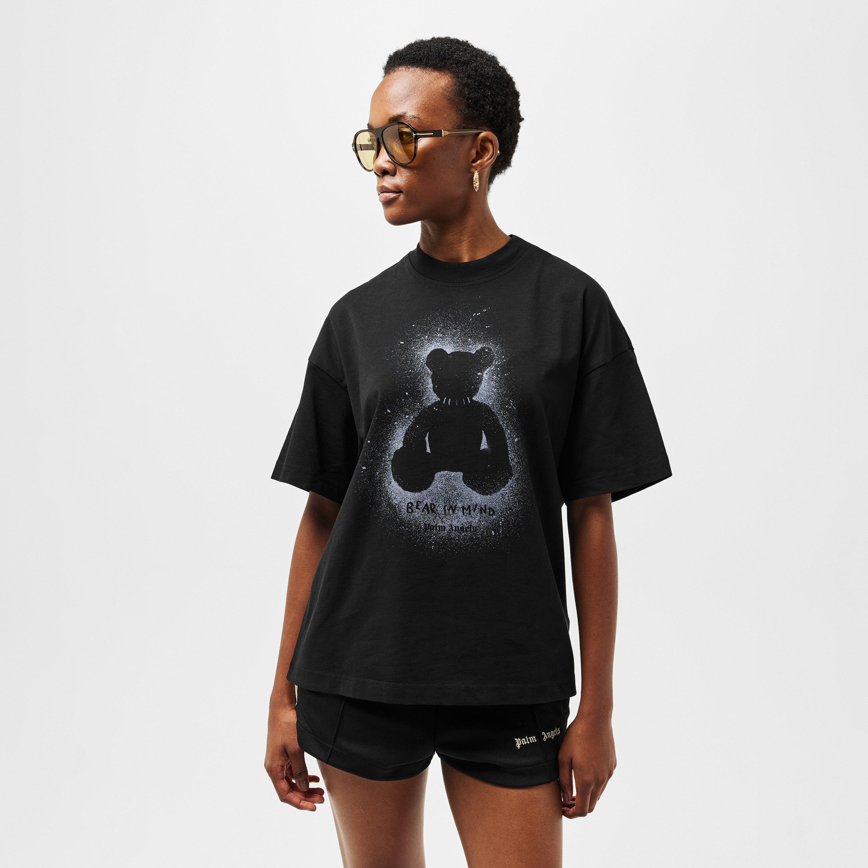 Black - Palm Angels - Women's Oversized T-Shirt - 3