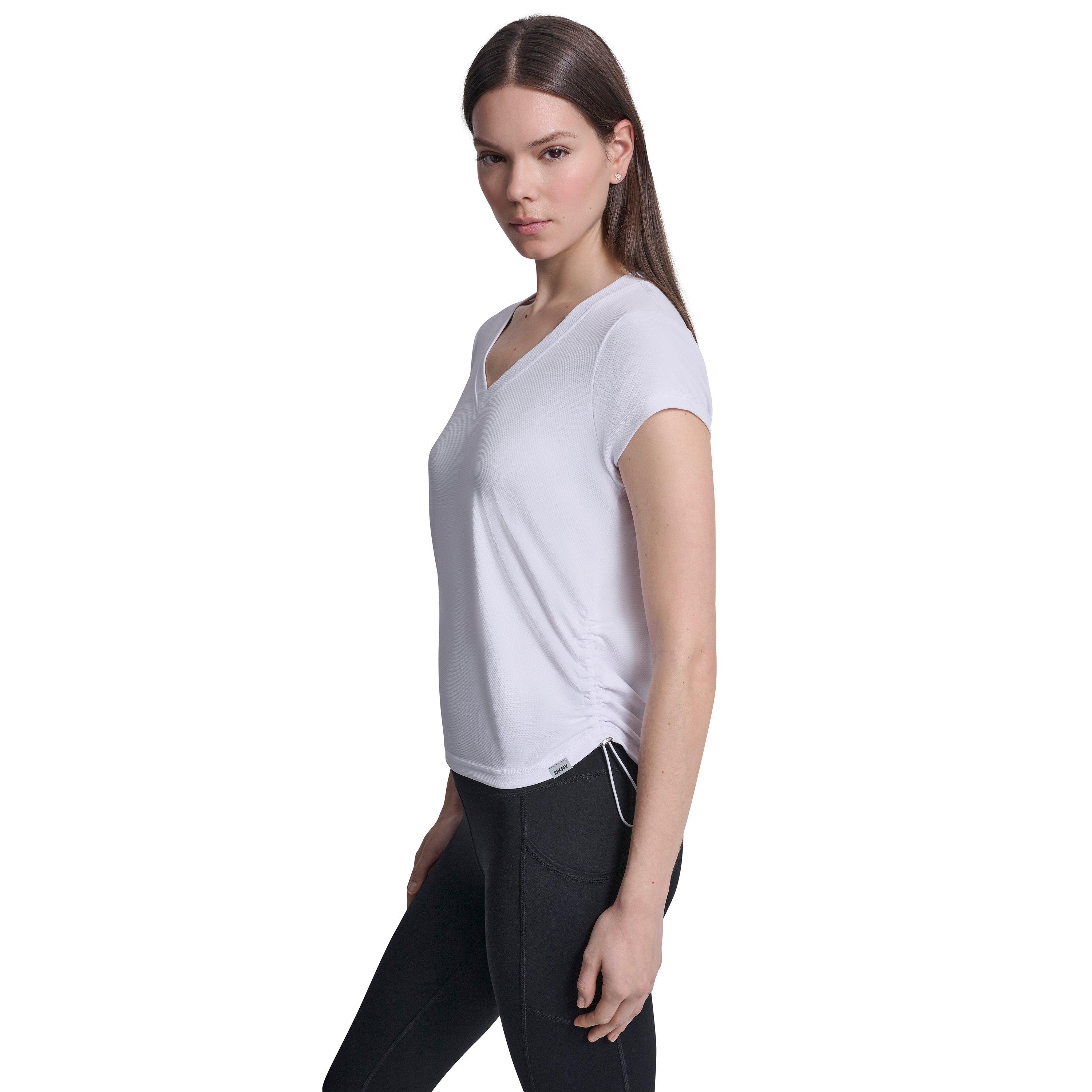 White - DKNY - Women's Slim Fit T-Shirt - 2