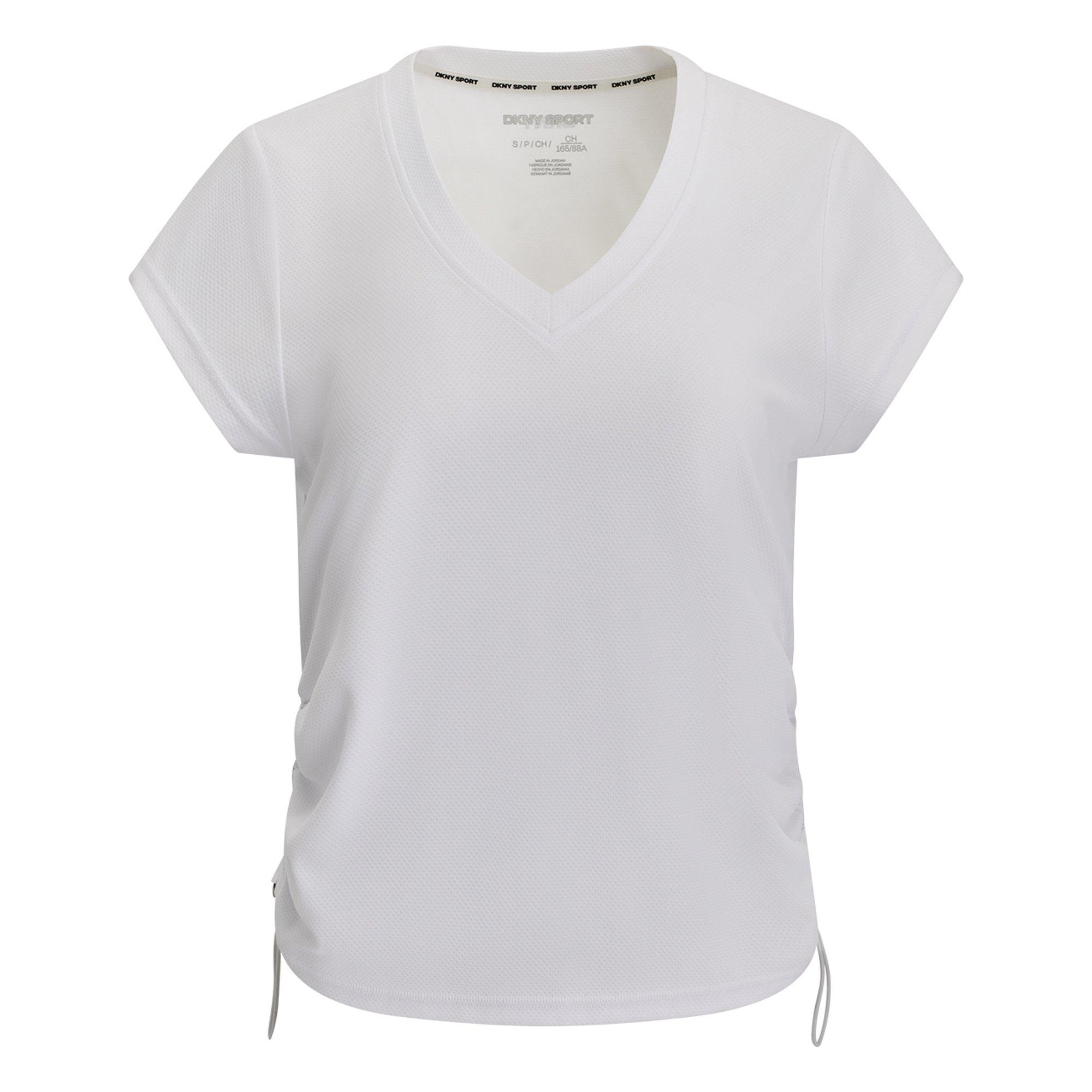 White - DKNY - Women's Slim Fit T-Shirt - 5