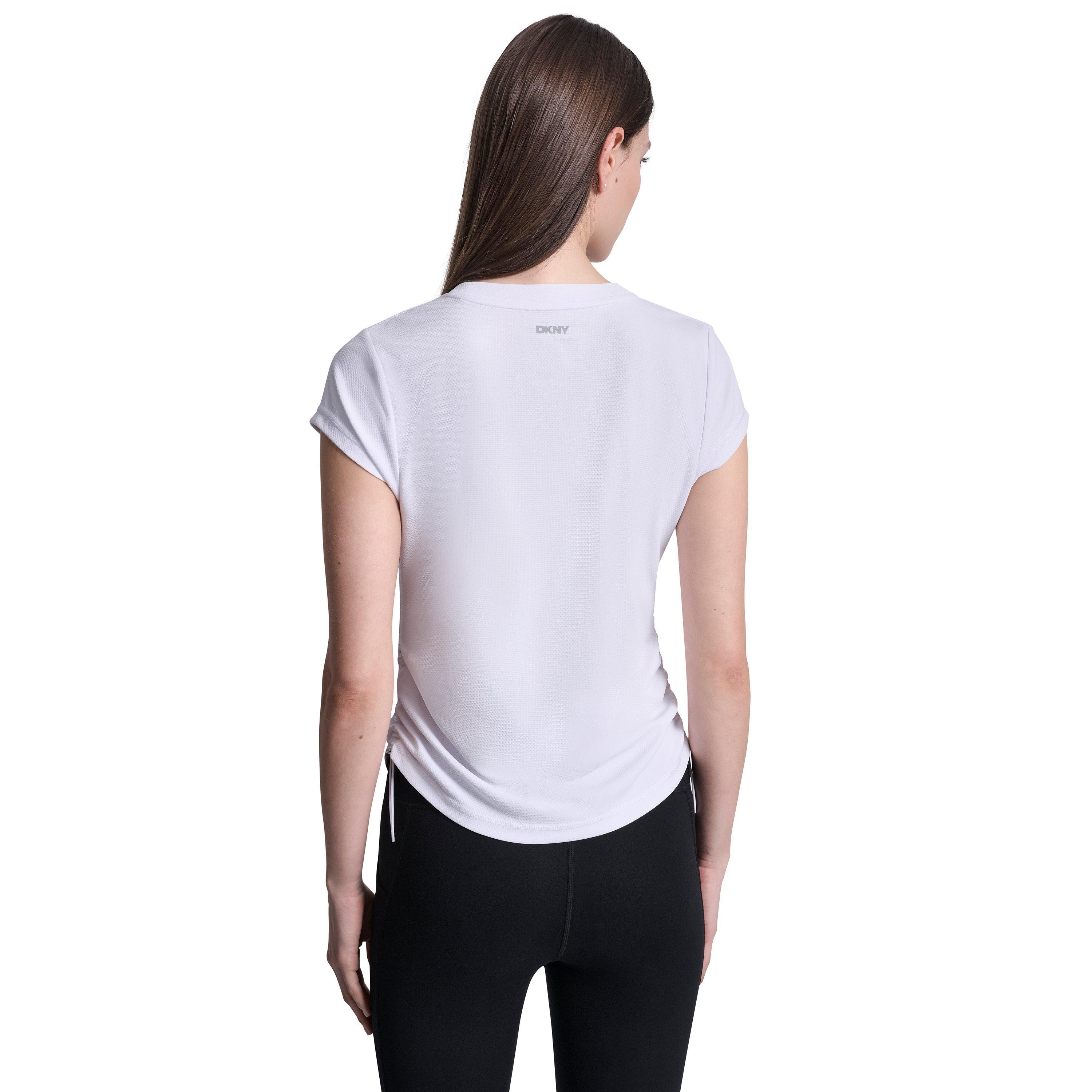 White - DKNY - Women's Slim Fit T-Shirt - 3