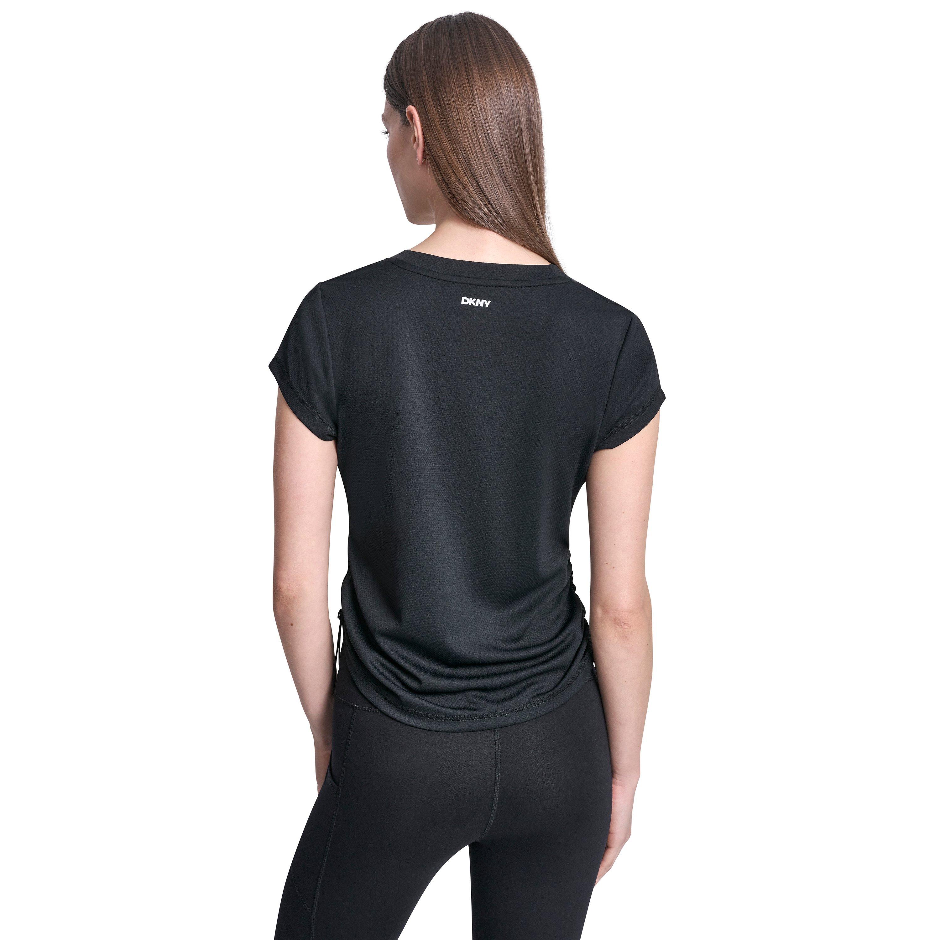 Black - DKNY - DKNY SS Tech R Tee  Ld62 - 3