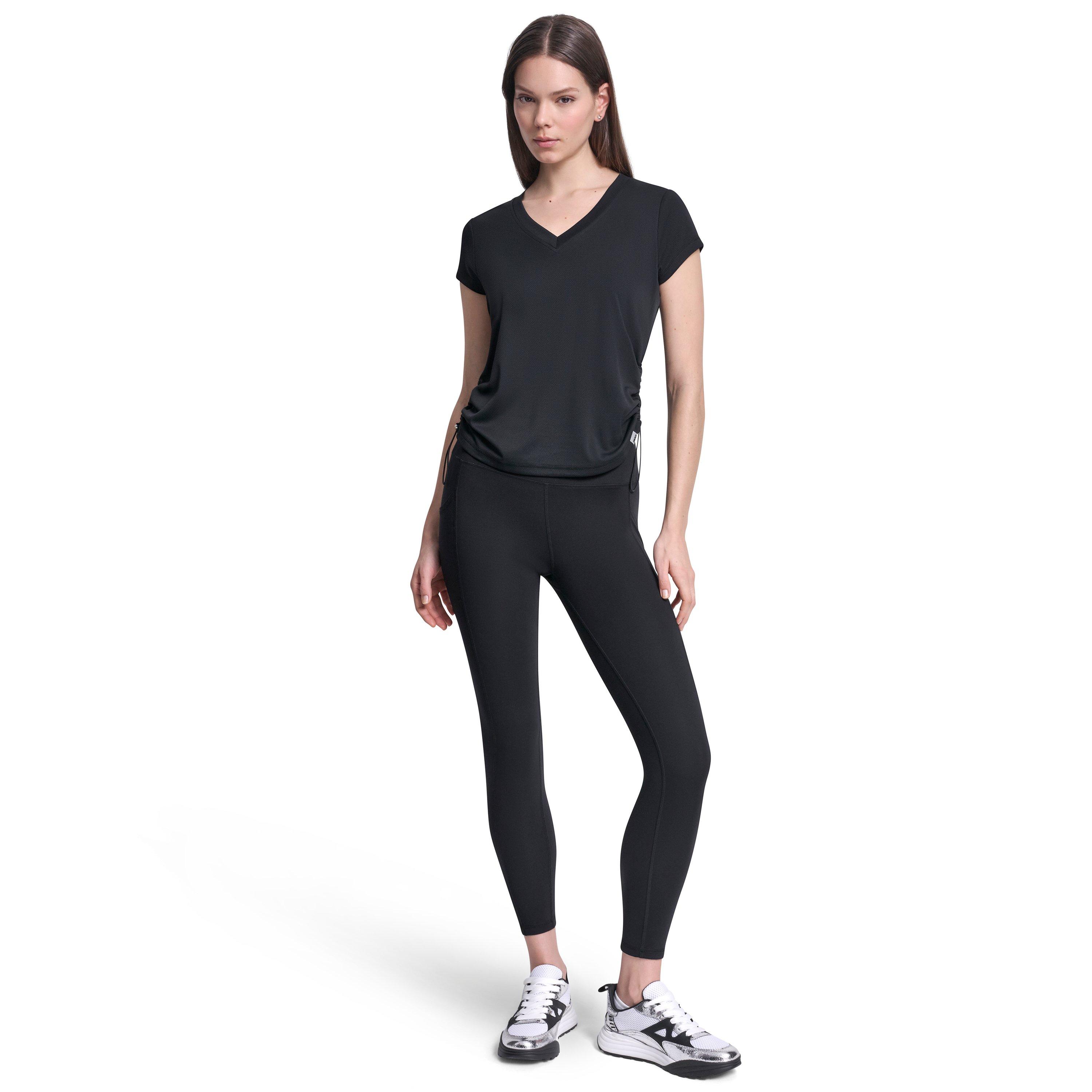 Black - DKNY - DKNY SS Tech R Tee  Ld62 - 4