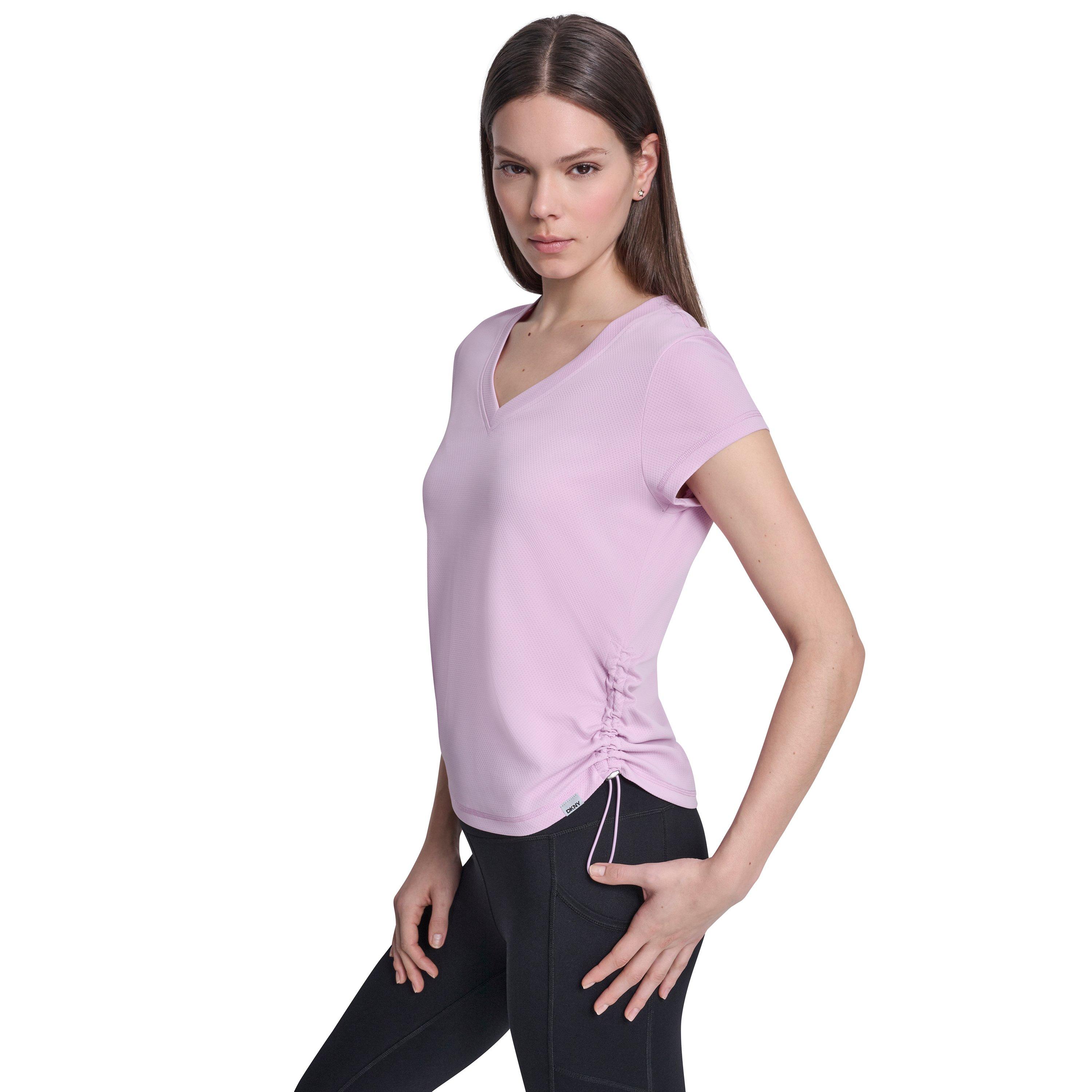 Pink Lavender - DKNY - DKNY SS Tech R Tee  Ld62 - 2