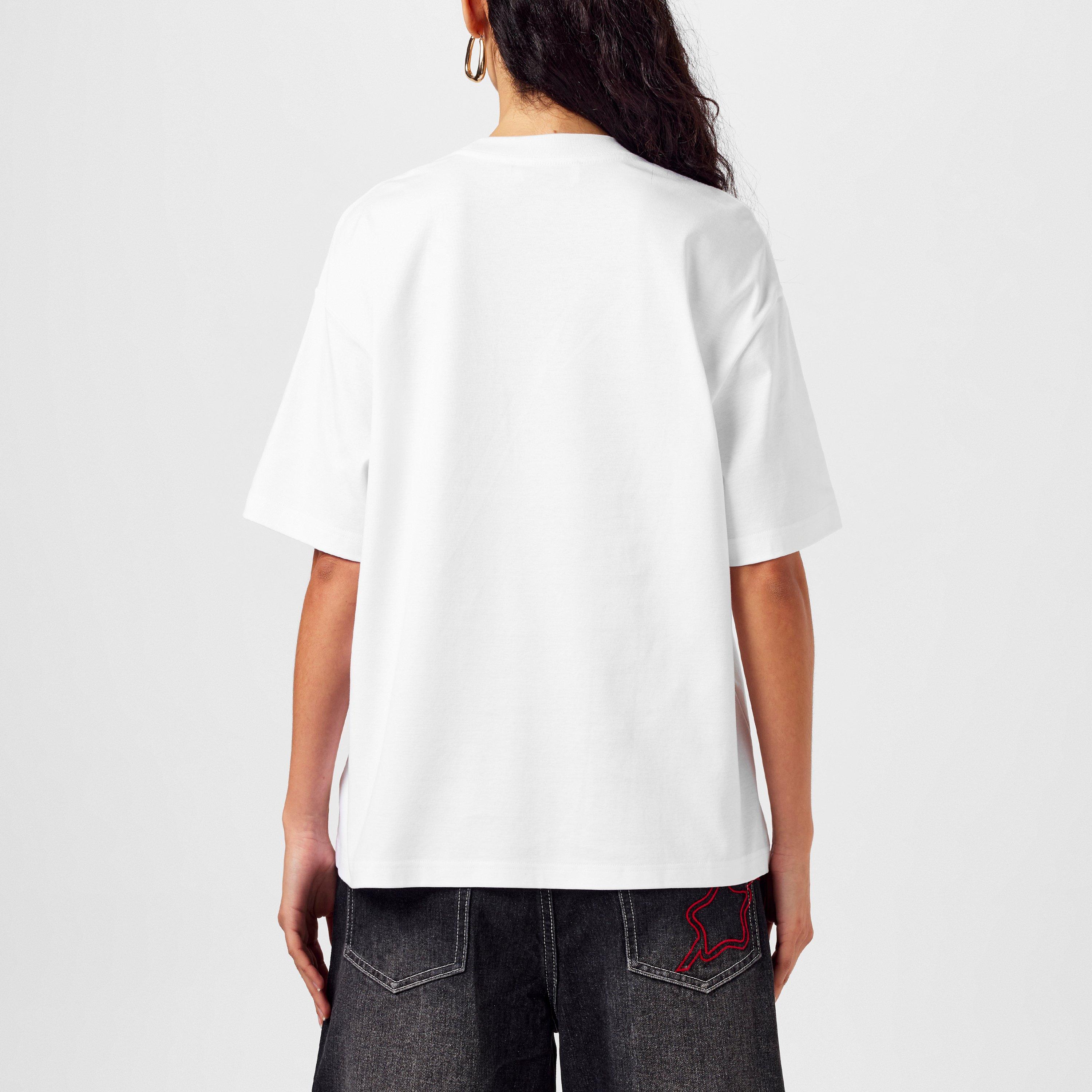 Optic White - Lanvin - Embroidered Logo T-Shirt - 3