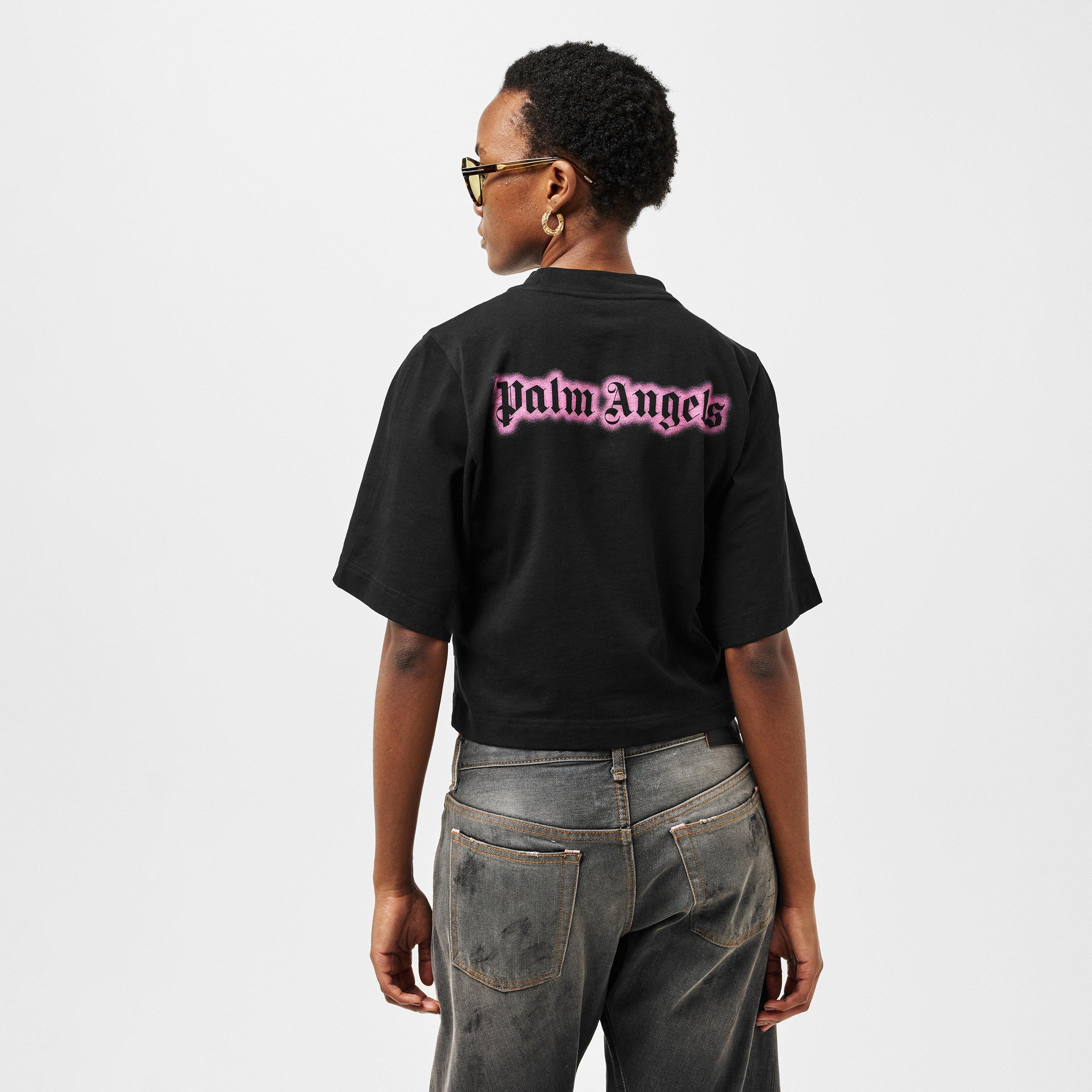 Black - Palm Angels - Women's Oversized T-Shirt - 4