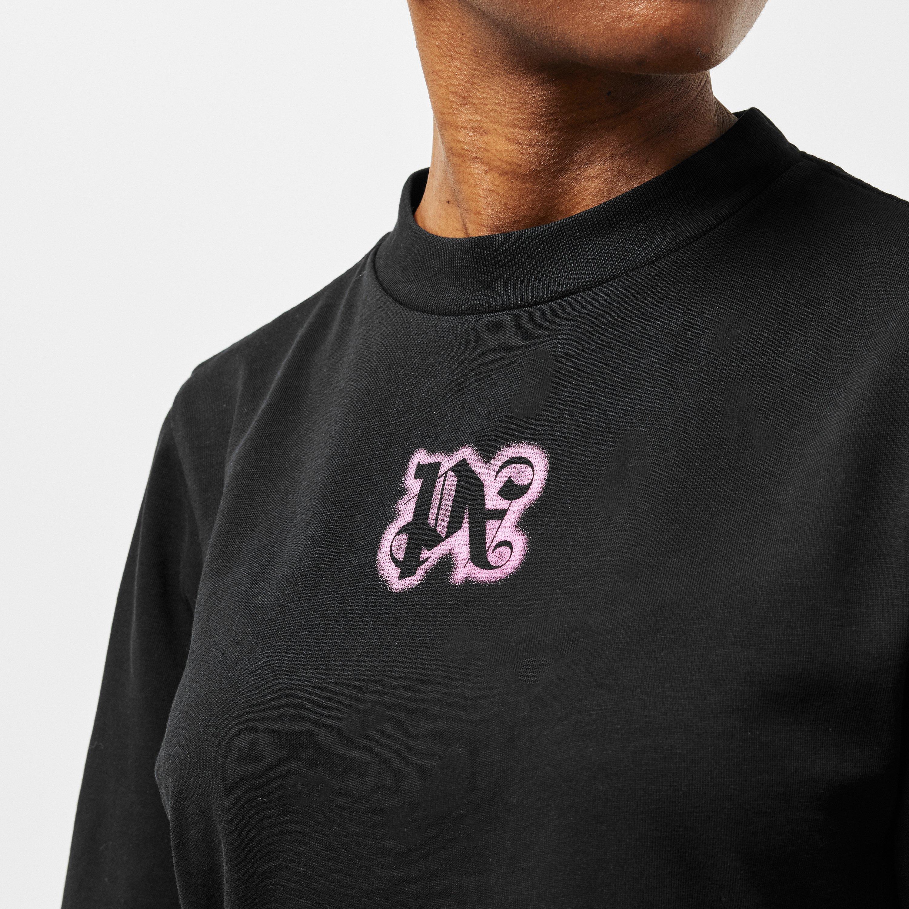 Black - Palm Angels - Women's Oversized T-Shirt - 5